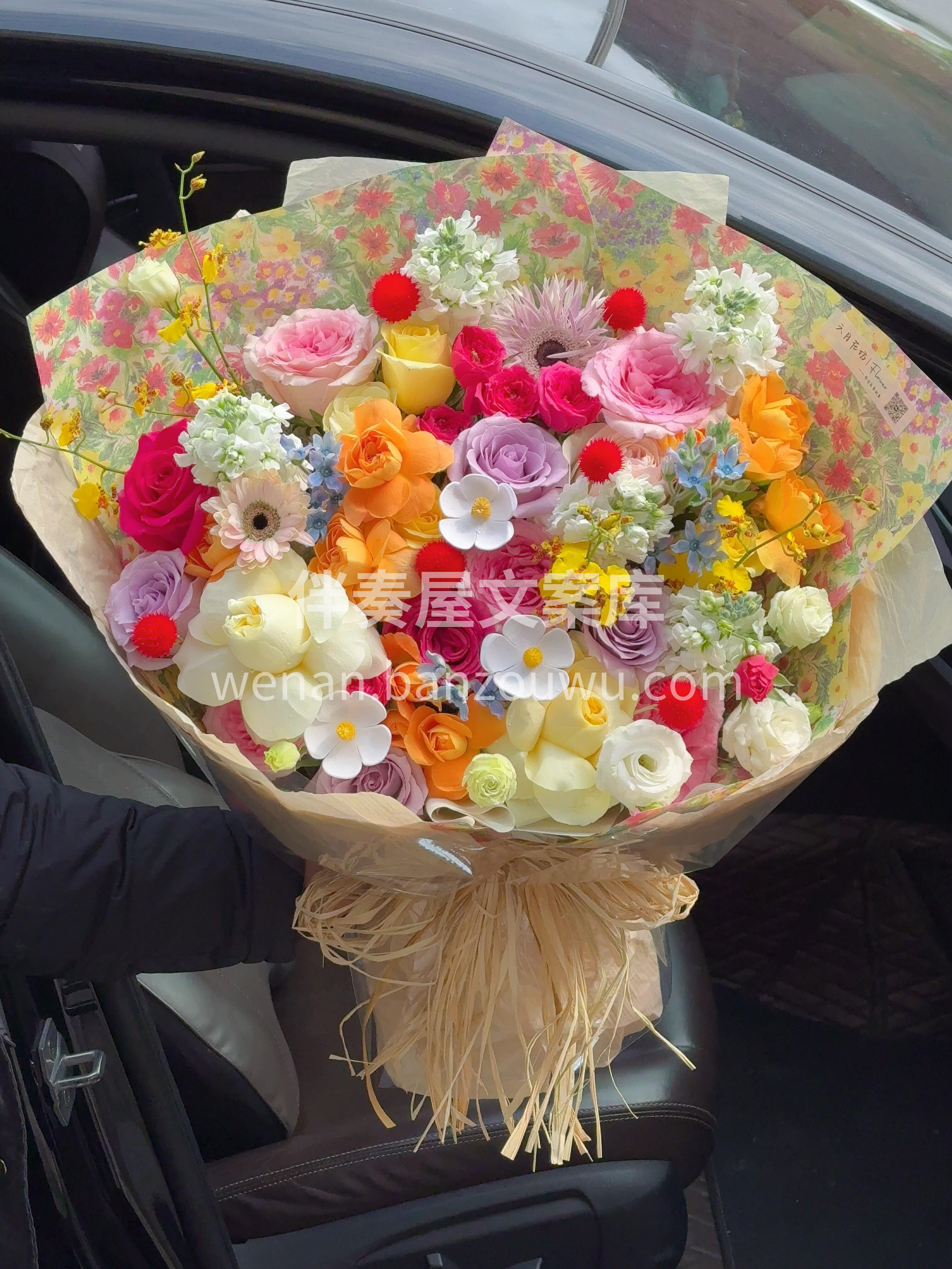 油画晕染的多巴胺浪漫🌸 浓墨重彩间🎨 每 配图1