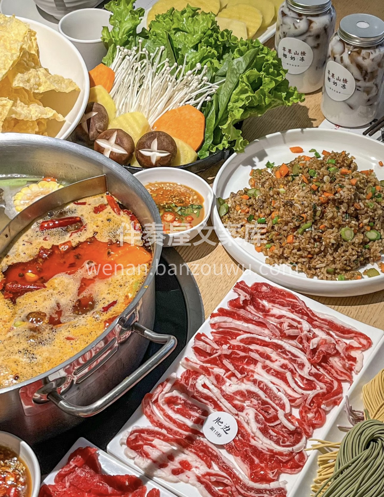 现切的I鲜肥牛^|匙柄^看着就新鲜，师傅 配图3