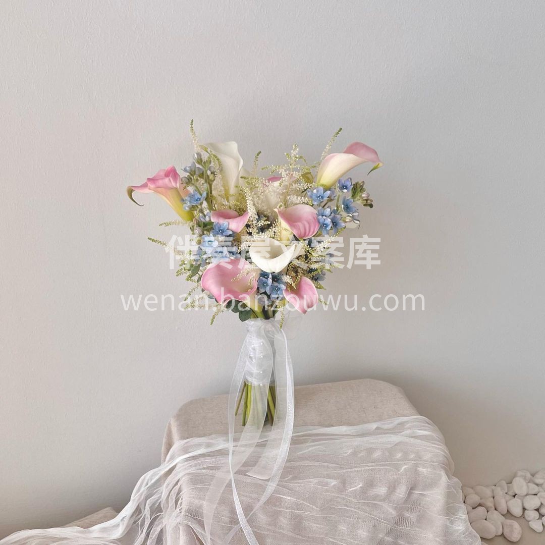 唯美马蹄莲新娘手捧✨ 谁不爱这极美的仪式 配图3