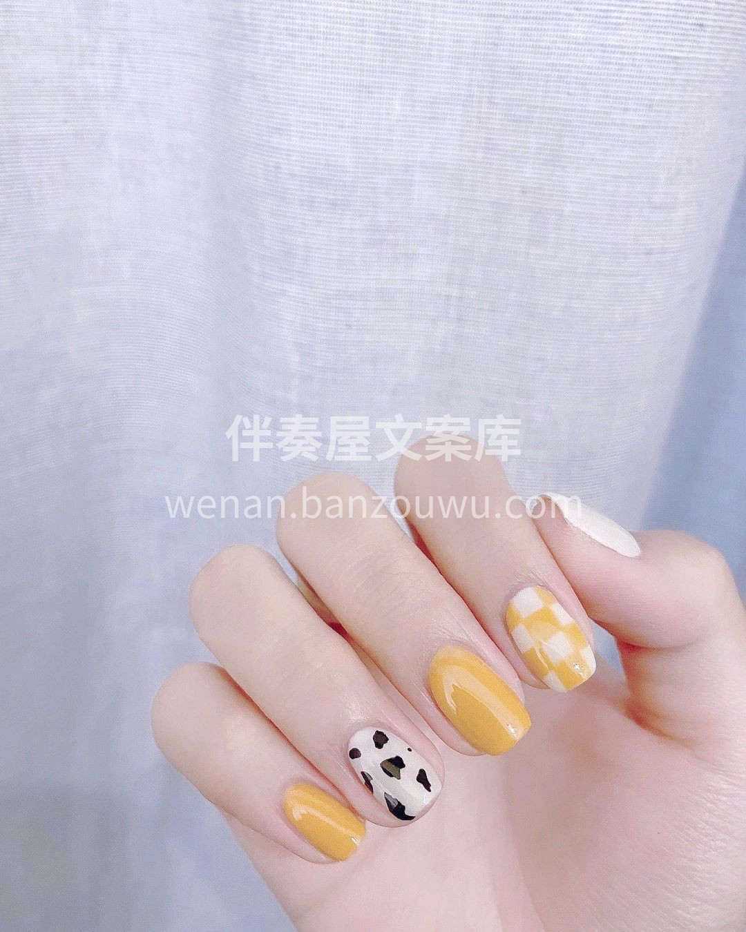 芝士黄➕经典奶牛纹🐄 奶乎乎的甜酷少女感 配图1