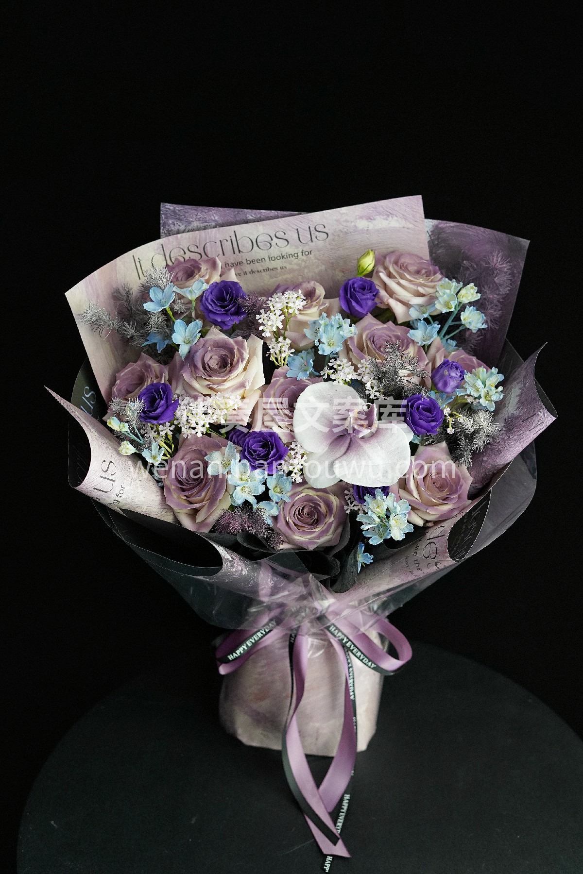 暗色系💜乌梅子酱花束 藏起锋芒 暗调前行✨ 不讨好世界🌼 只 配图1