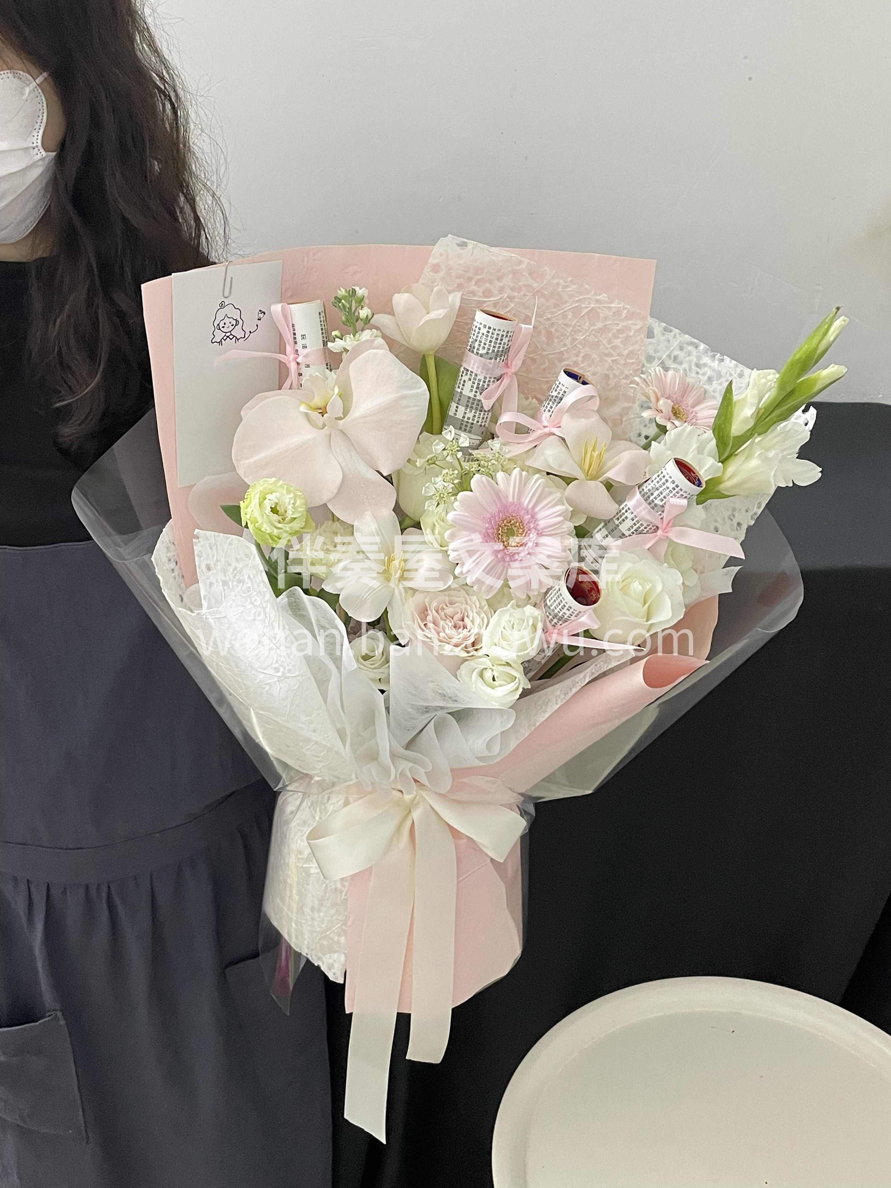 人生何所求🌸 暴富与自由 刮刮乐💸花束 送男生女生都可 谁能 配图1