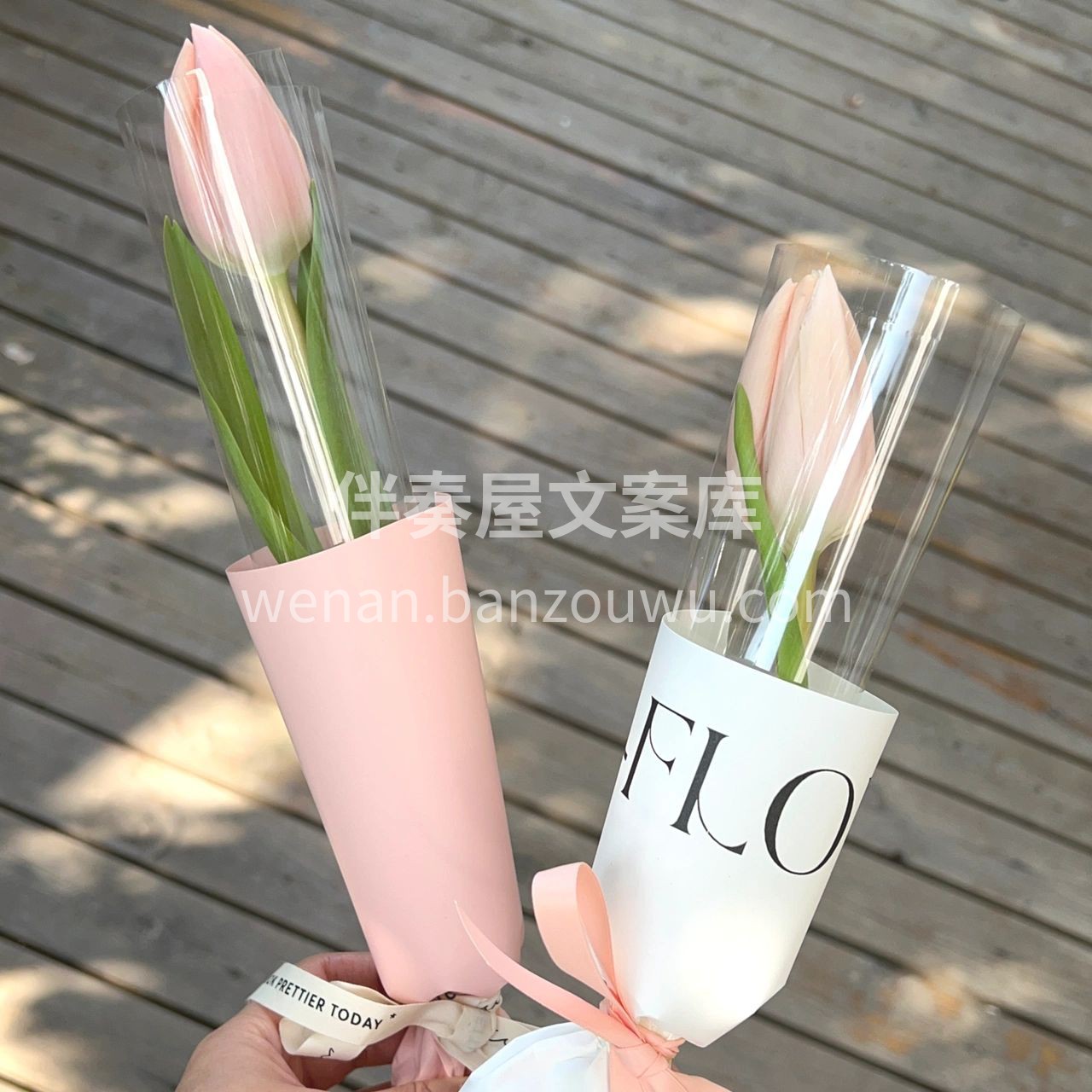 单支郁金香简约小花束 郁金香🌷真的是治愈 配图2