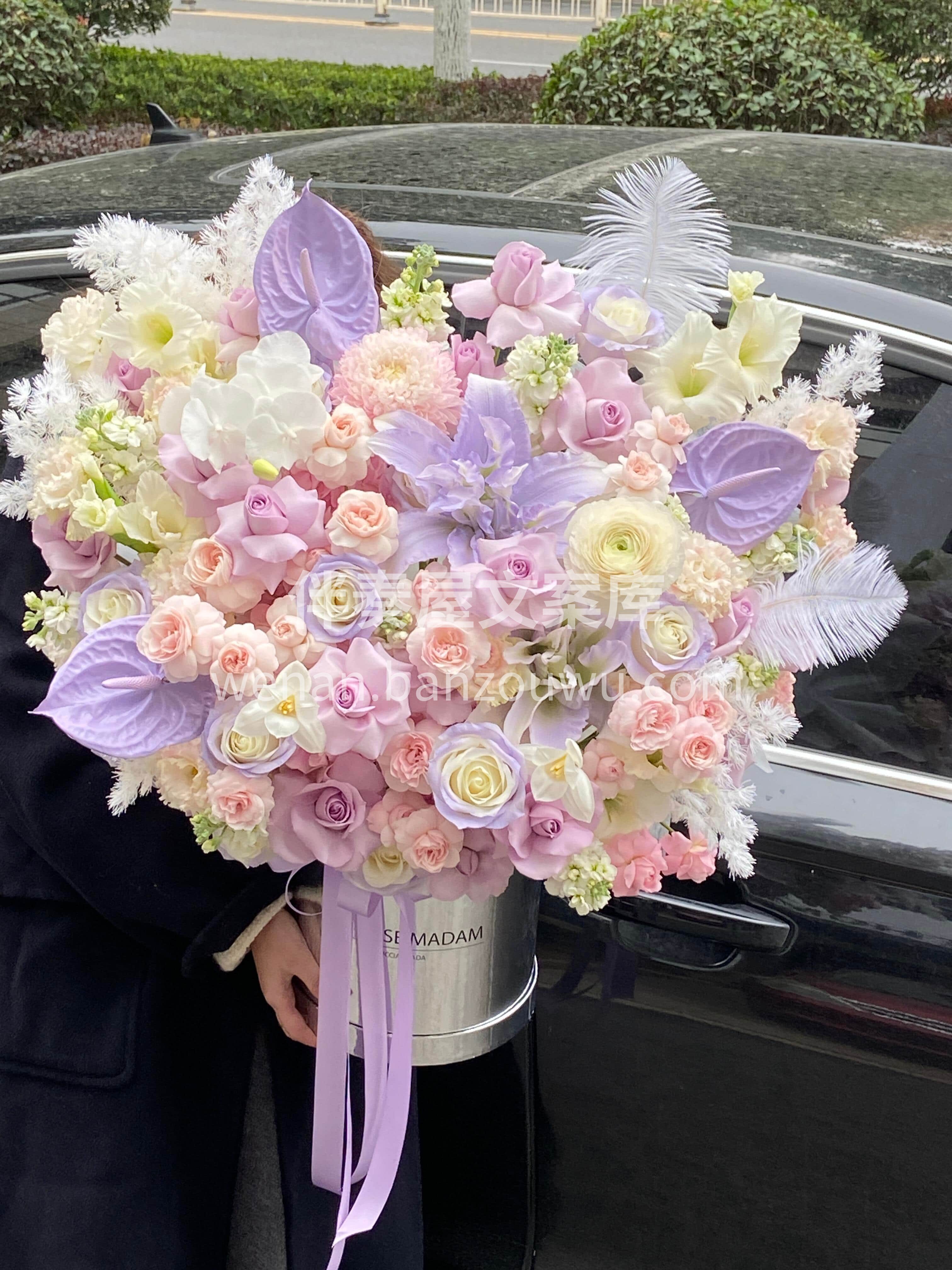 低饱和粉紫调抱抱桶🌸 温柔到心坎里🫧不张扬的浪漫💜 却藏着满 配图2