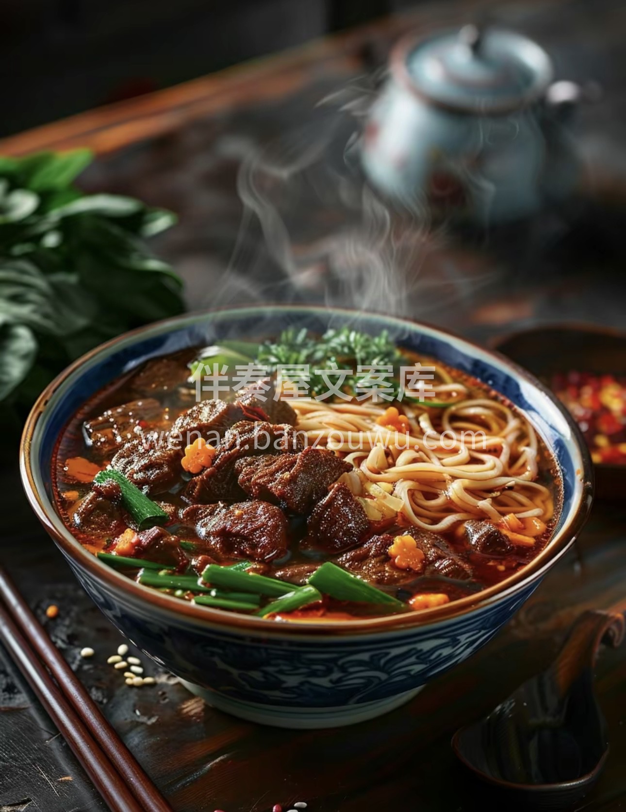 简单的生活，如诗般美好！ 早起一碗红烧牛 配图1