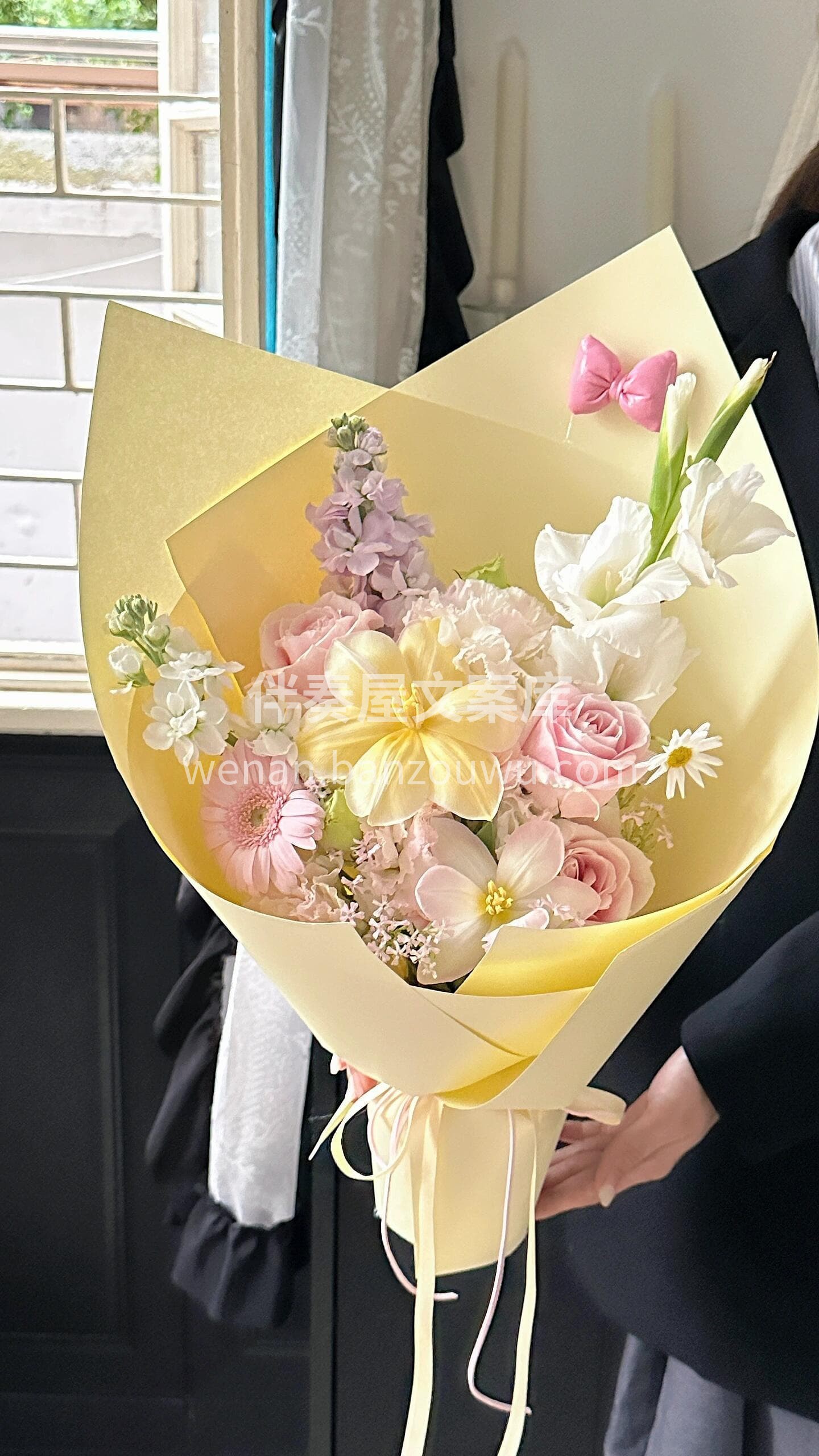 糟糕✨是心动的感觉 明媚又温柔的花束🌷谁能拒绝呀🌼 收到这束 配图2