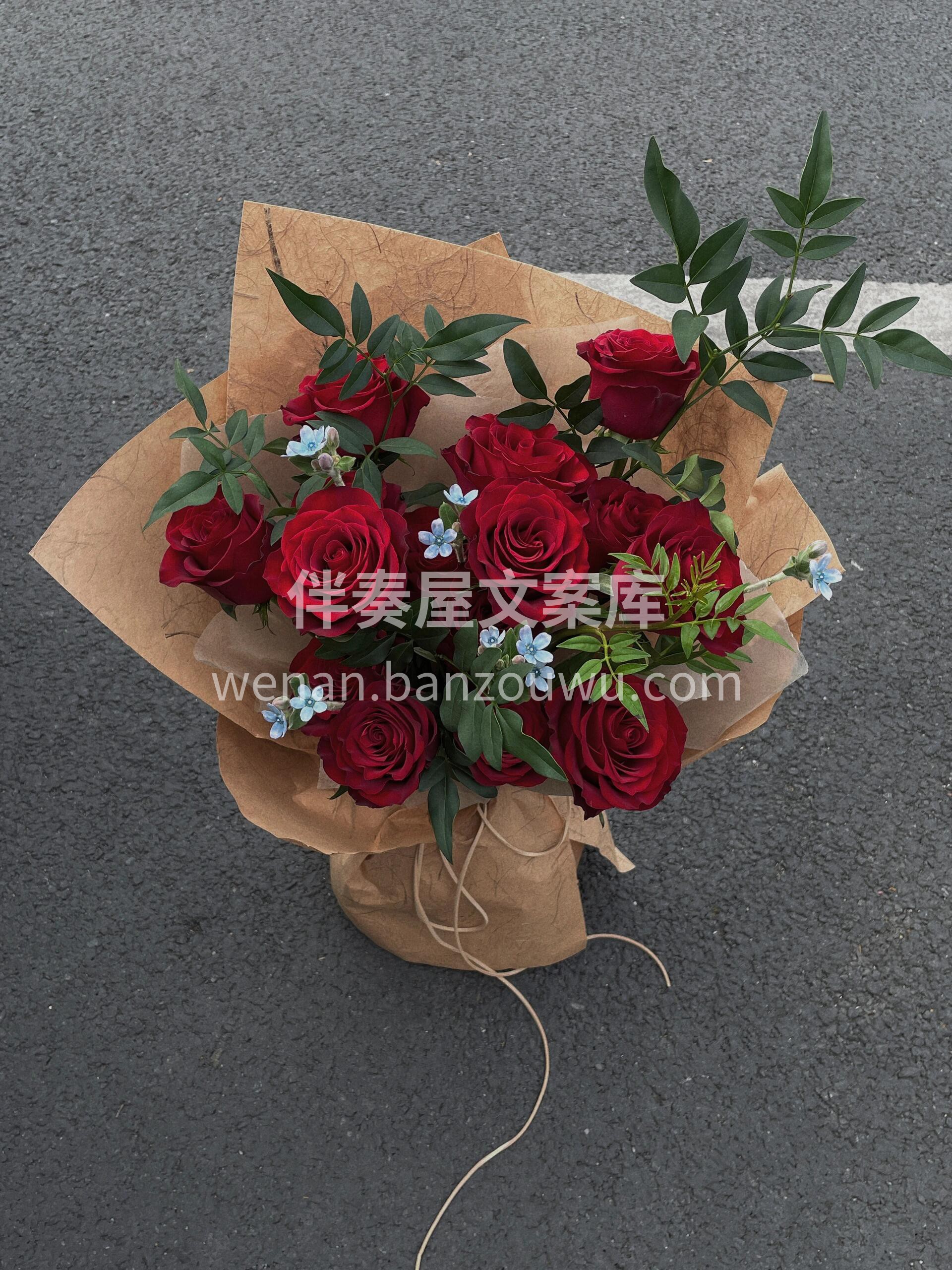 森系红玫瑰花束🌹 表达爱意的首选❤️ 铺面而来的高级感✨ 红 配图3