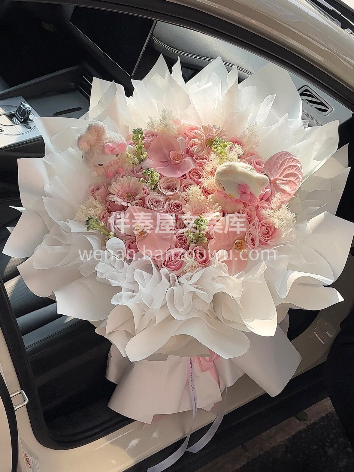 芭蕾风混搭花束🎀 🌷温柔与灵动共生🌸 解锁不费力的高级💕 承 配图2