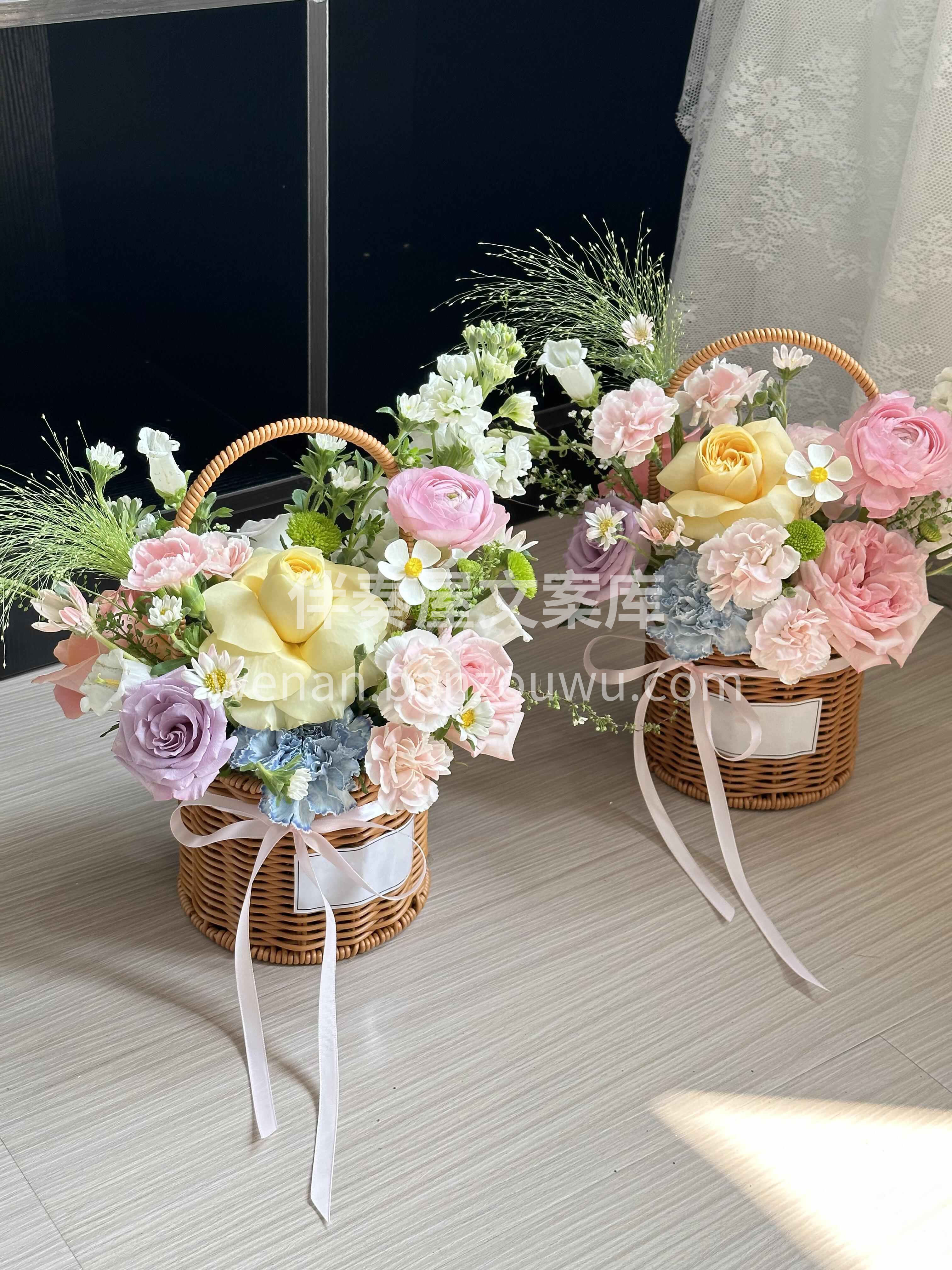 以花为礼💐致敬女性力量 精致妇女节手提小花篮 温柔有仪式感🌷 配图3