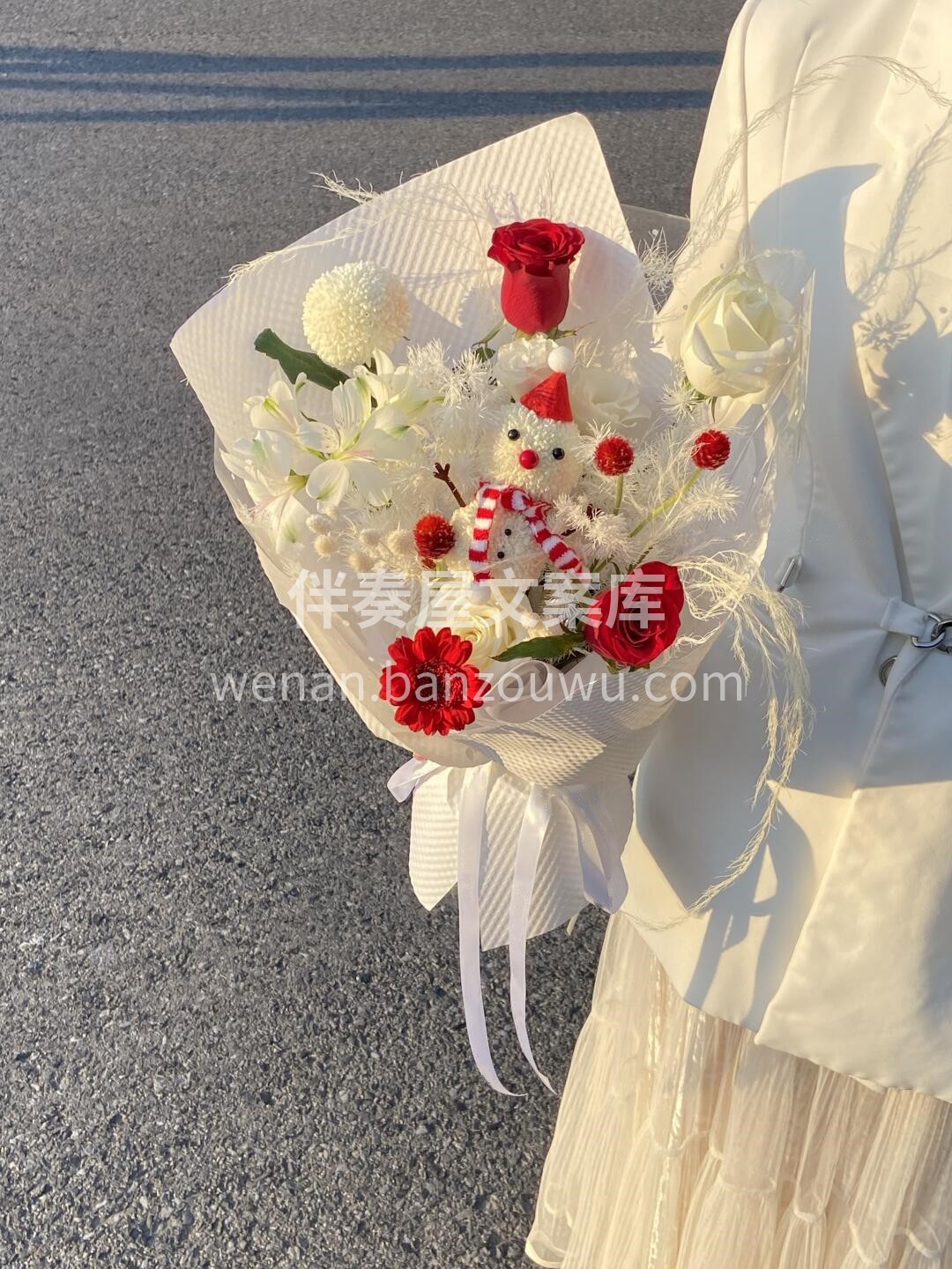 🤶圣诞节花束 这么可爱的花🌼 当然要送给 配图2