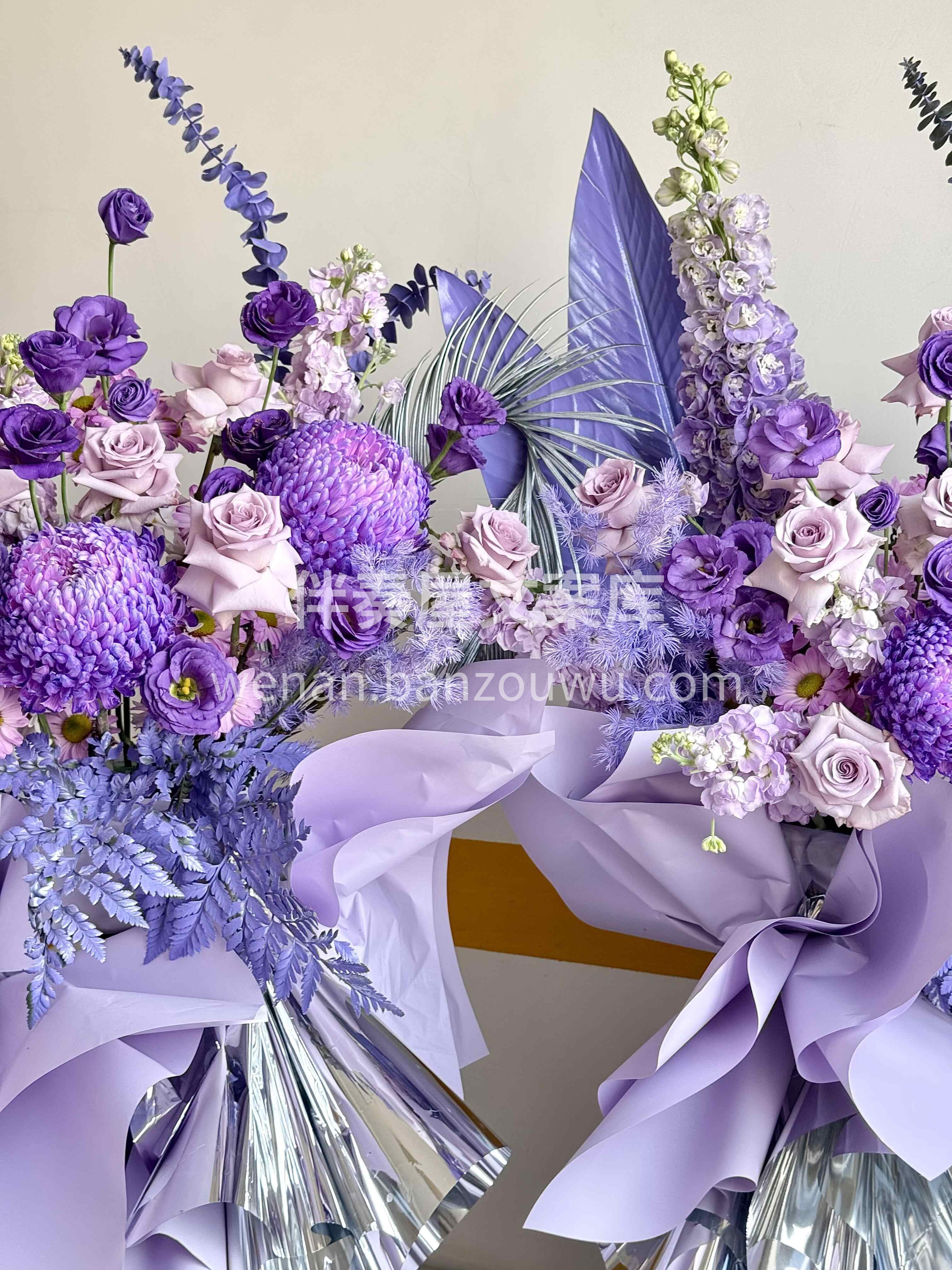 紫气东来迎鸿运 繁花似锦贺新程💜 愿生意如繁花永绽 事业似青 配图2