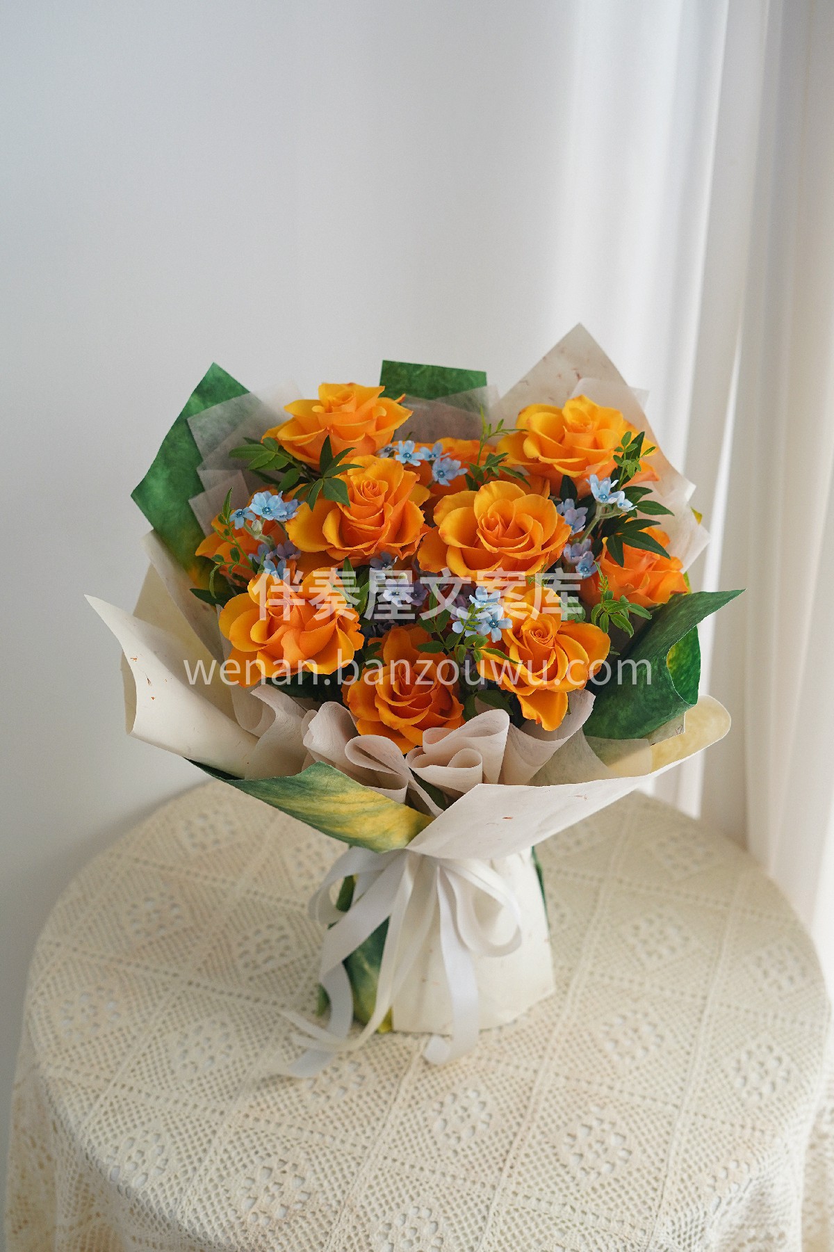 客户说这束花真好看💐 辉煌✨玫瑰花束 勇敢做自己 不用去追逐 配图1