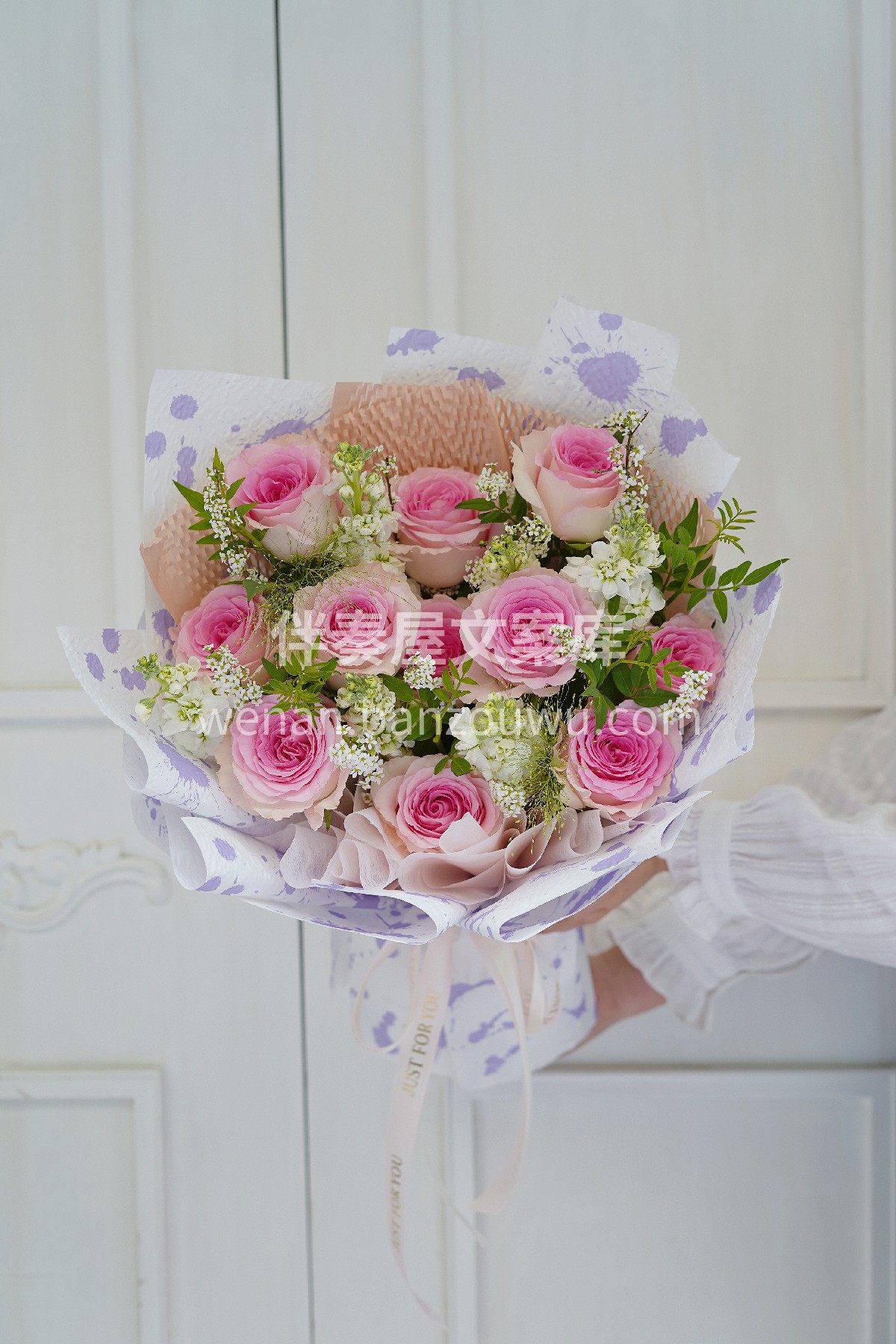 洛神玫瑰花束💐 洛神独特的粉色渐变花瓣微微卷边🌸 少女感爆棚 配图2