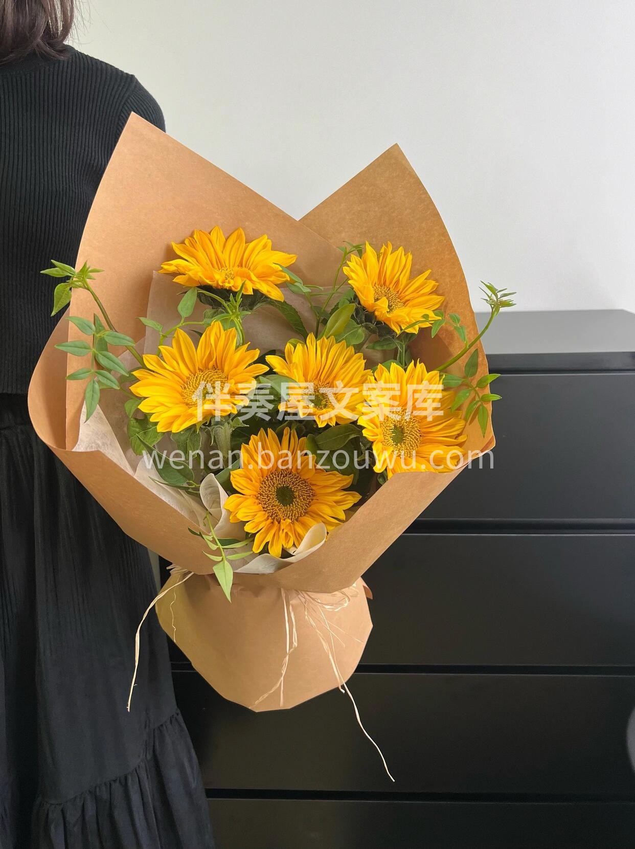 清新脱俗的绿心向日葵🌻 像小家碧玉🌼 也如谦谦君子☘ 温润如 配图1