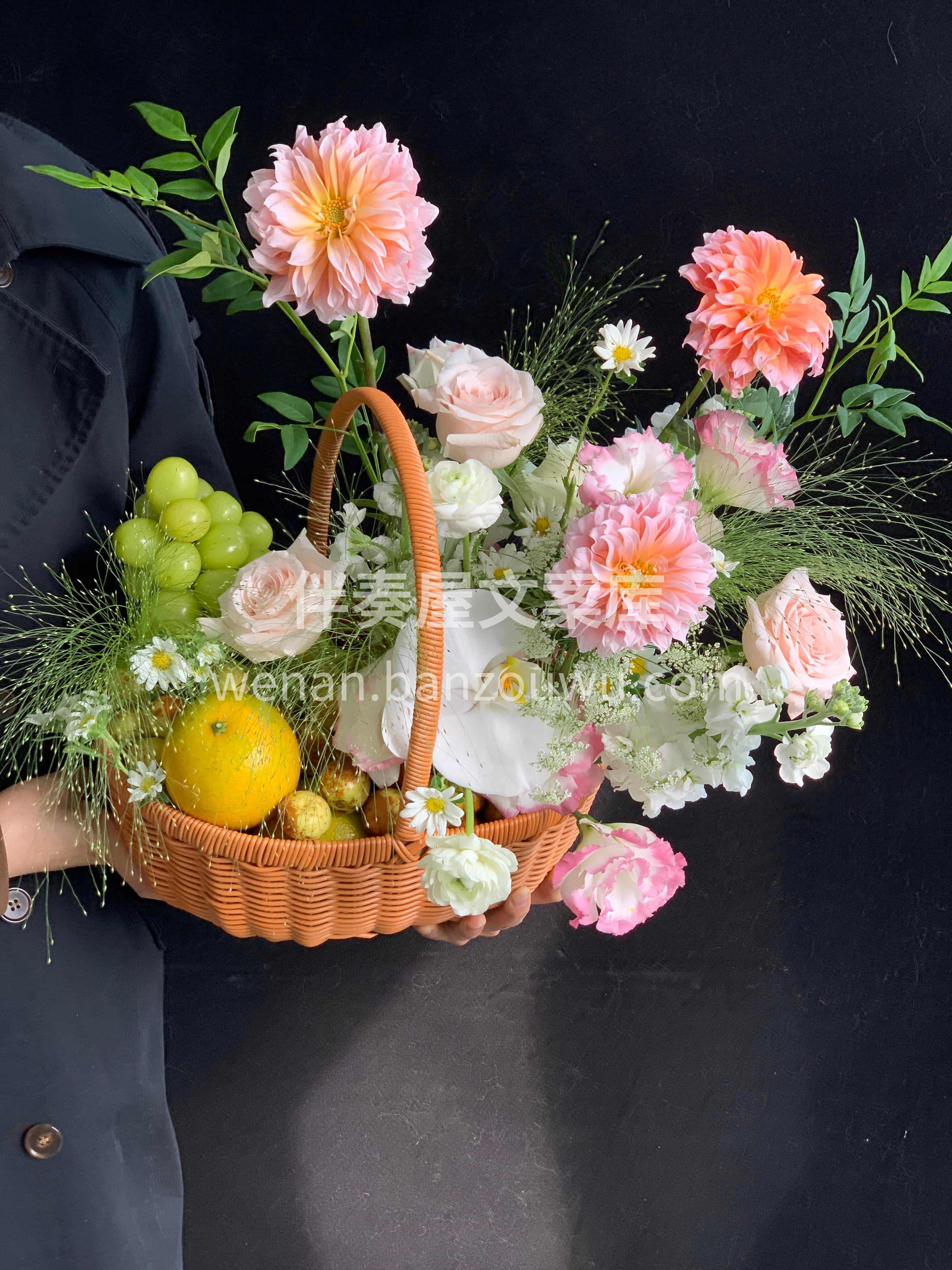 水果手提花篮｜健康与浪漫兼得🍑 诚意十足🥰送礼不出错✨ 配图1