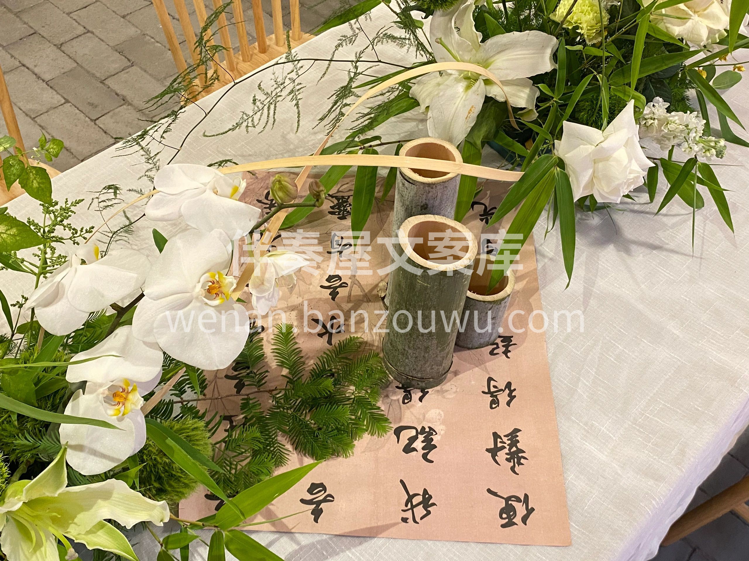 桌花制作🌸 竹子🌿是刻在中国人骨子里的文 配图1
