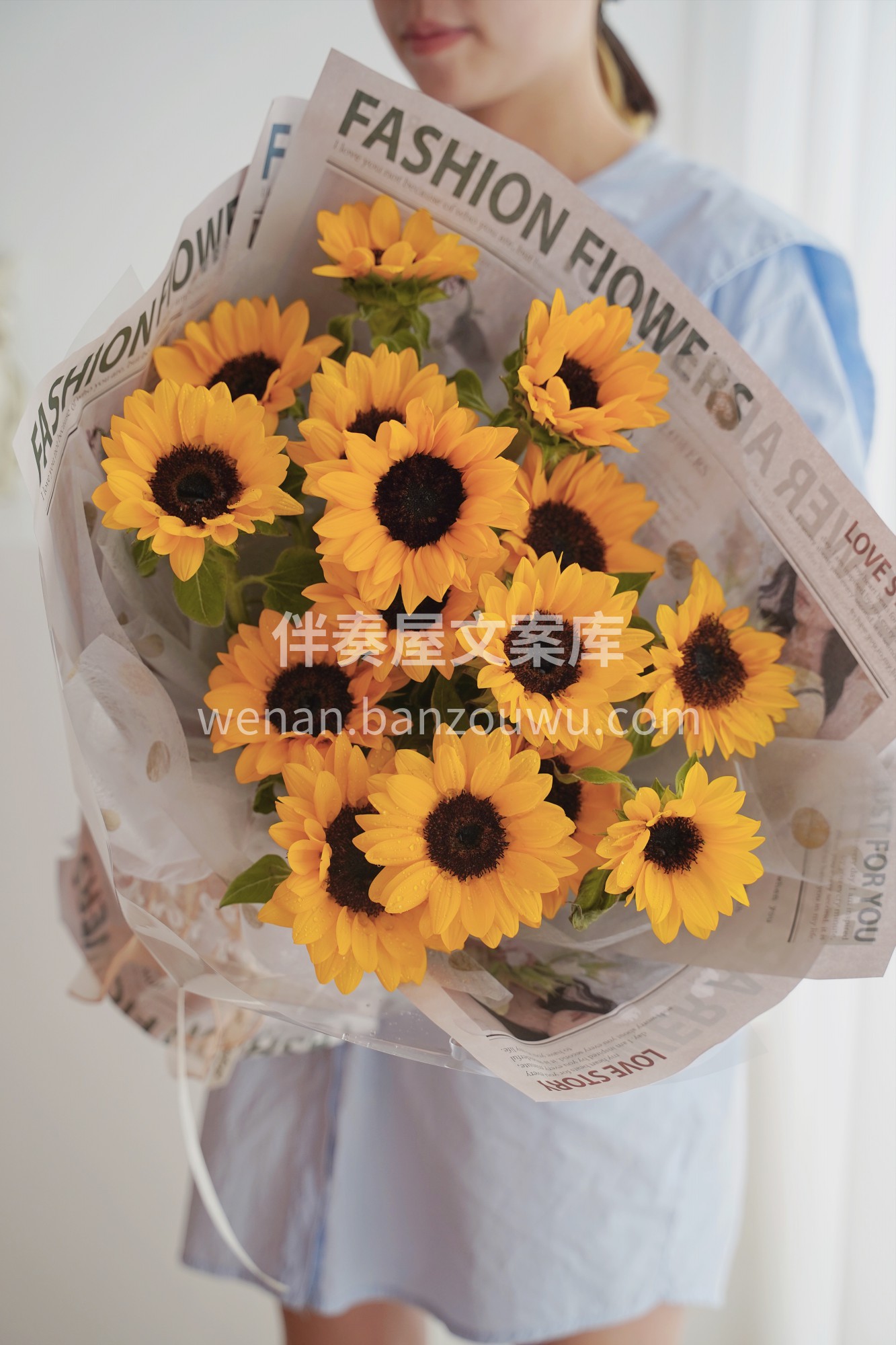 超美的向日葵花束🌻 一朵朵温暖的小太阳☀ 配图2