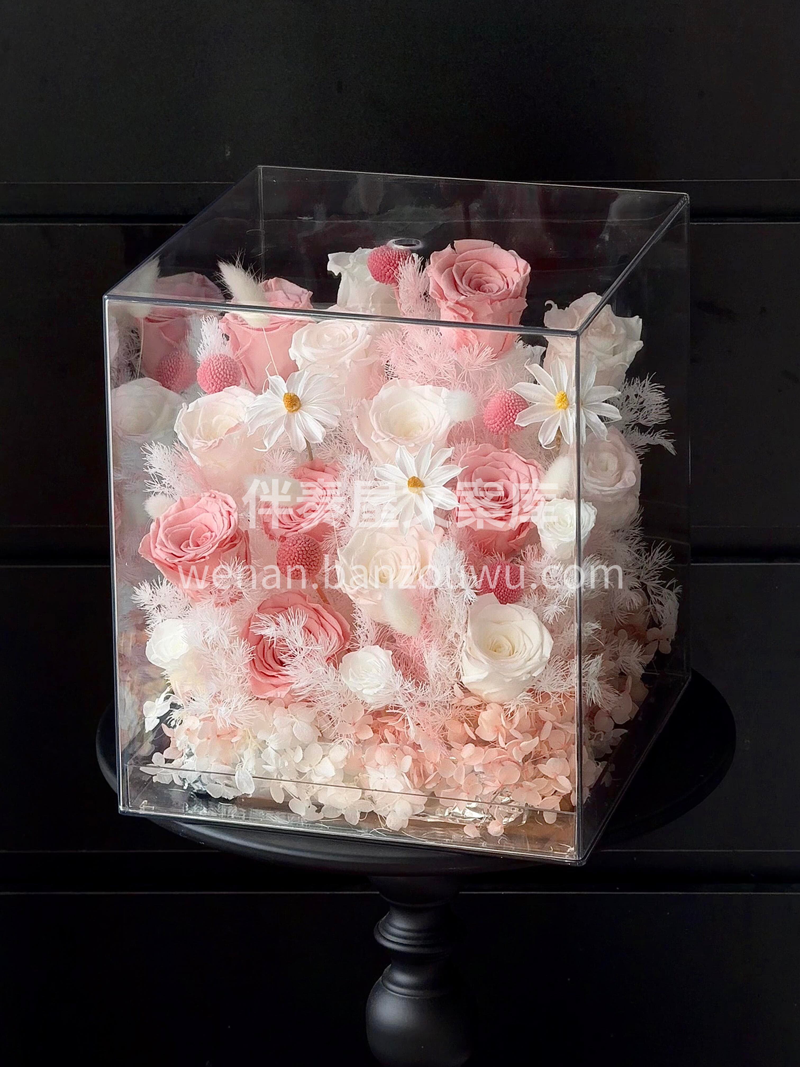 粉粉仙仙的永生花礼盒🫧 装着永不凋谢的浪漫🌷 配图2