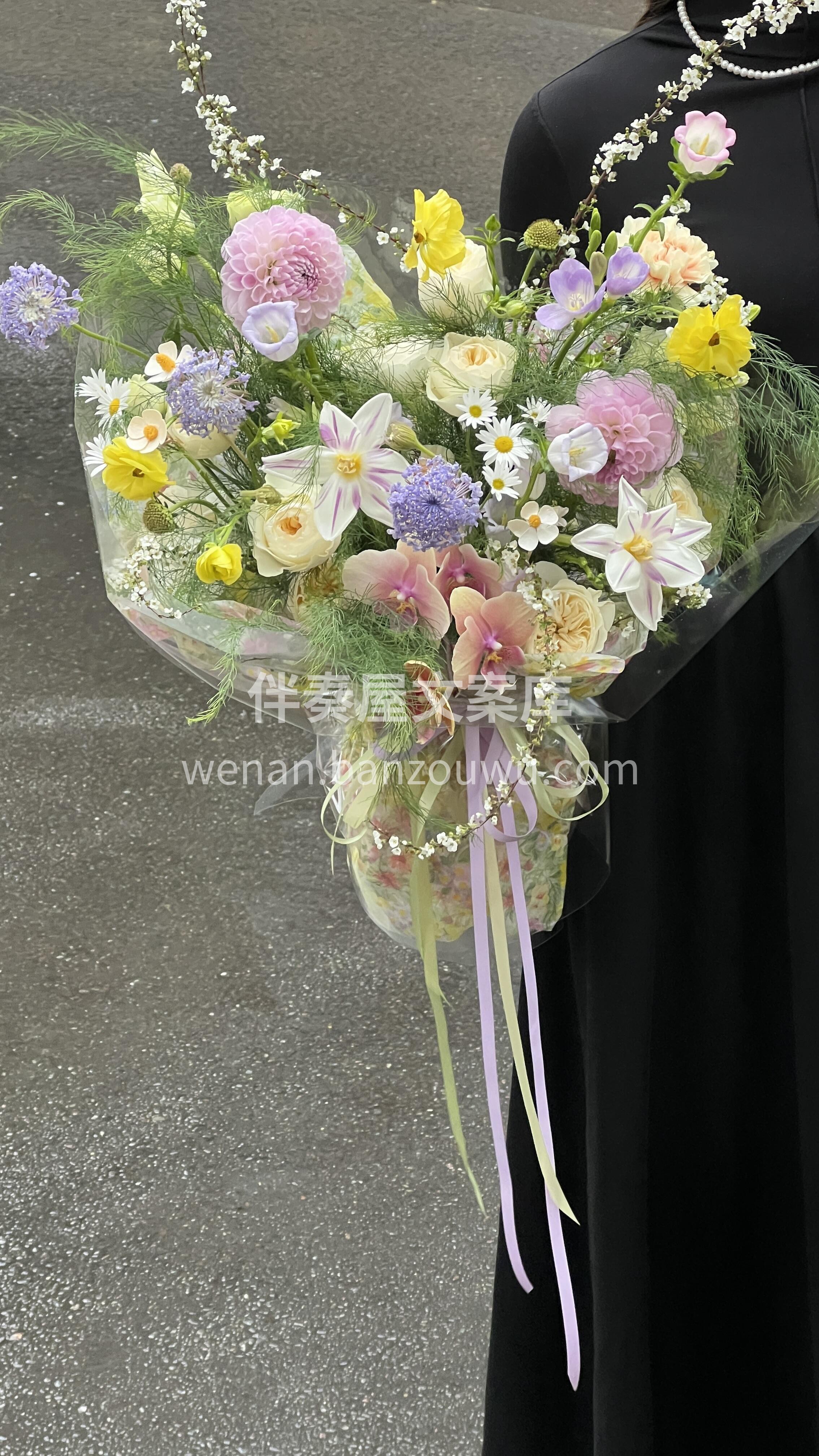 法式自然风🌿花束 野生并且带有趣味感 春日野餐必备花束💐 配图3