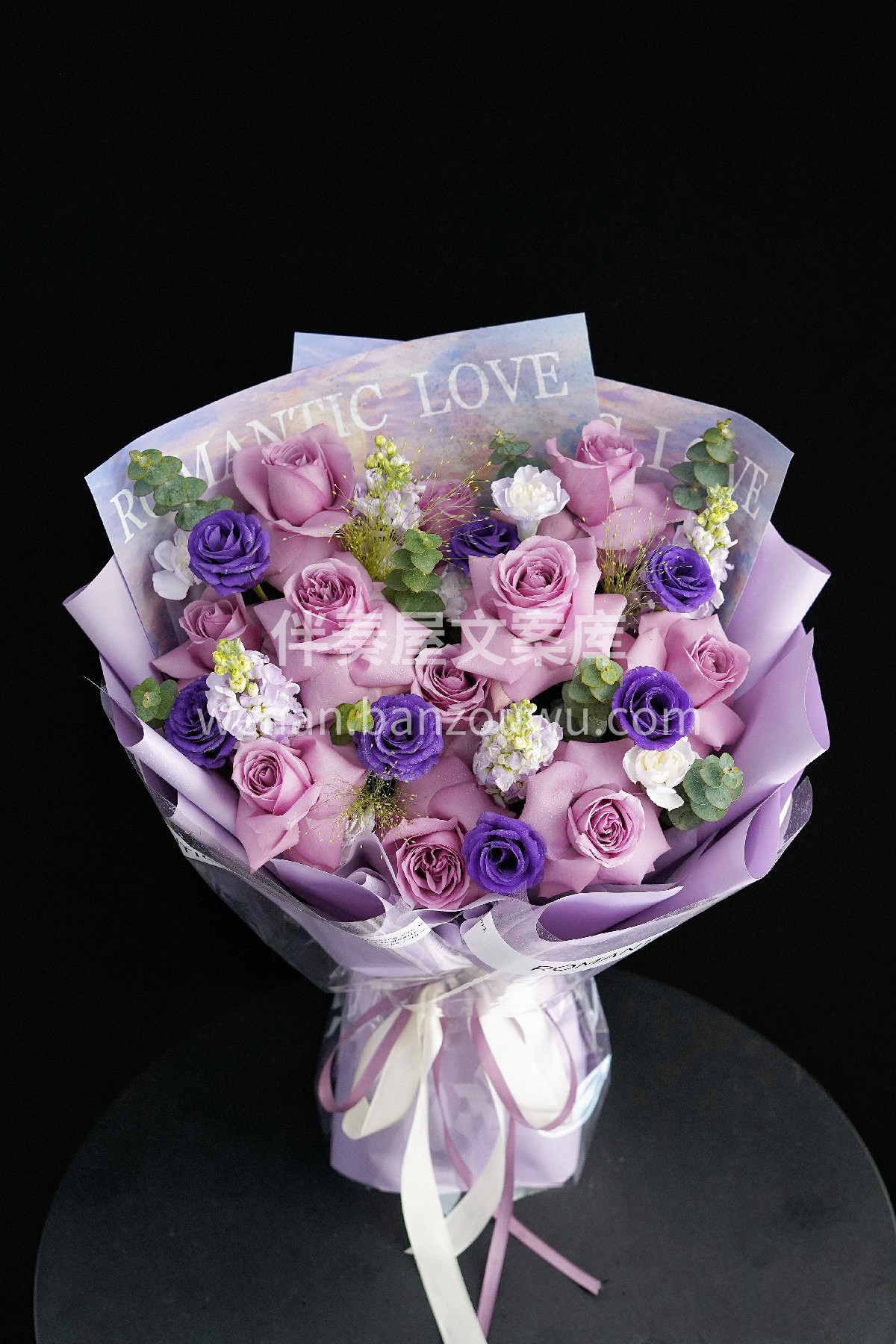 超级温柔的紫色花束💐 幸福一辈“紫”💜 自在一辈“紫” 健康 配图3