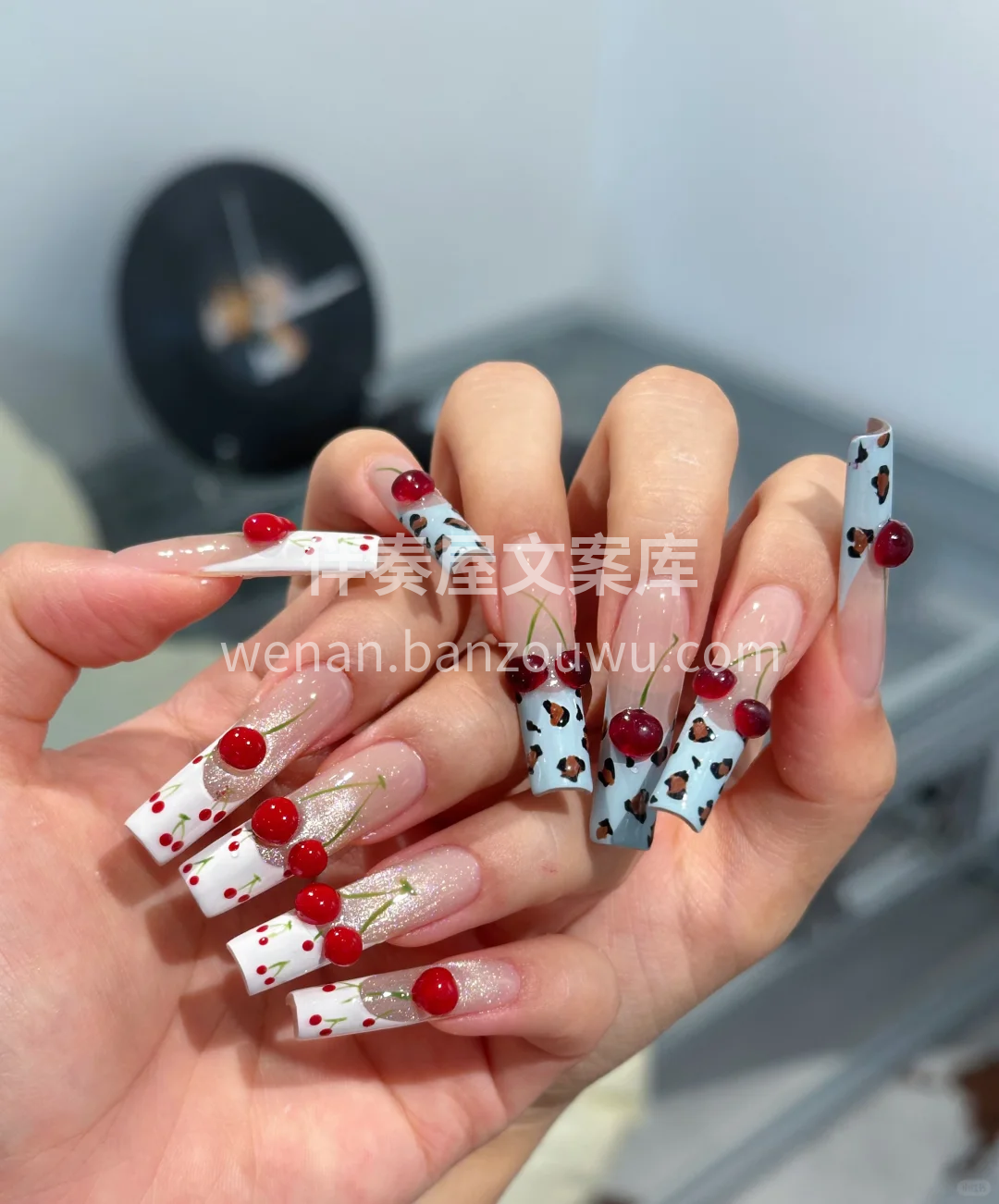 AB款 | 樱桃美甲🍒