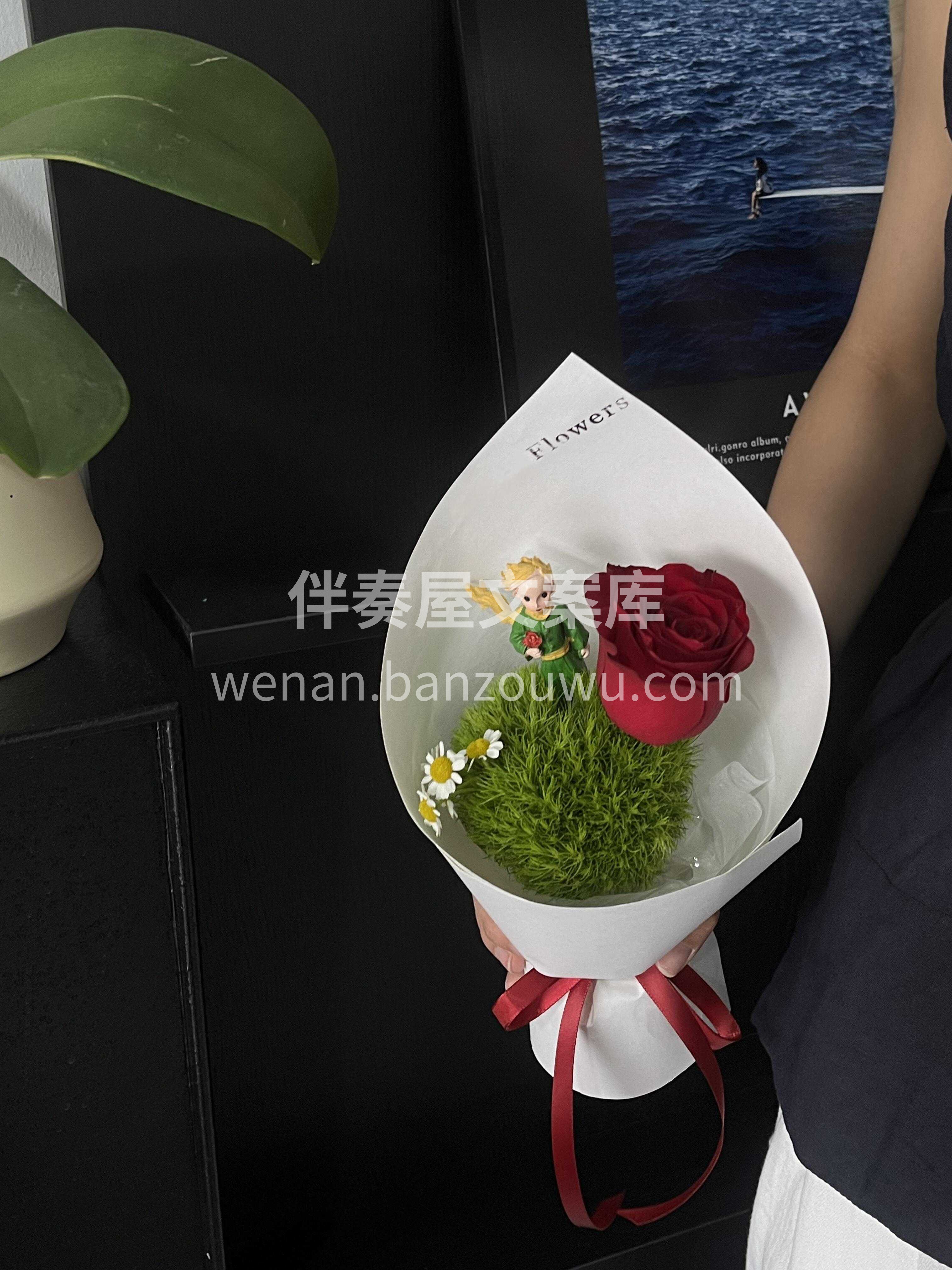 小王子花束 一支便足够🌹 世上许有一支朵相似的花🌸 但你 是 配图2