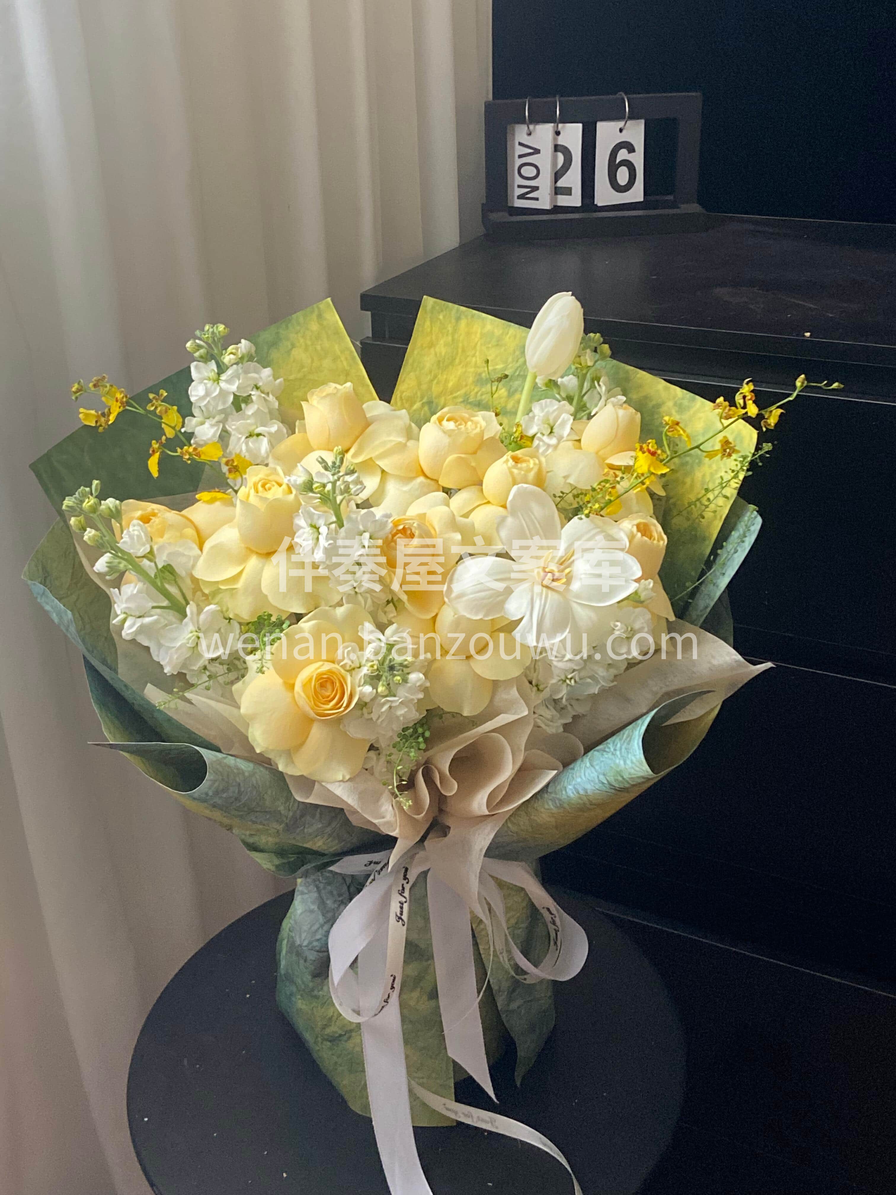 谁能拒绝奶油杯花束啊💛 🍀自带温柔滤镜✨奶fufu的色调适配 配图1