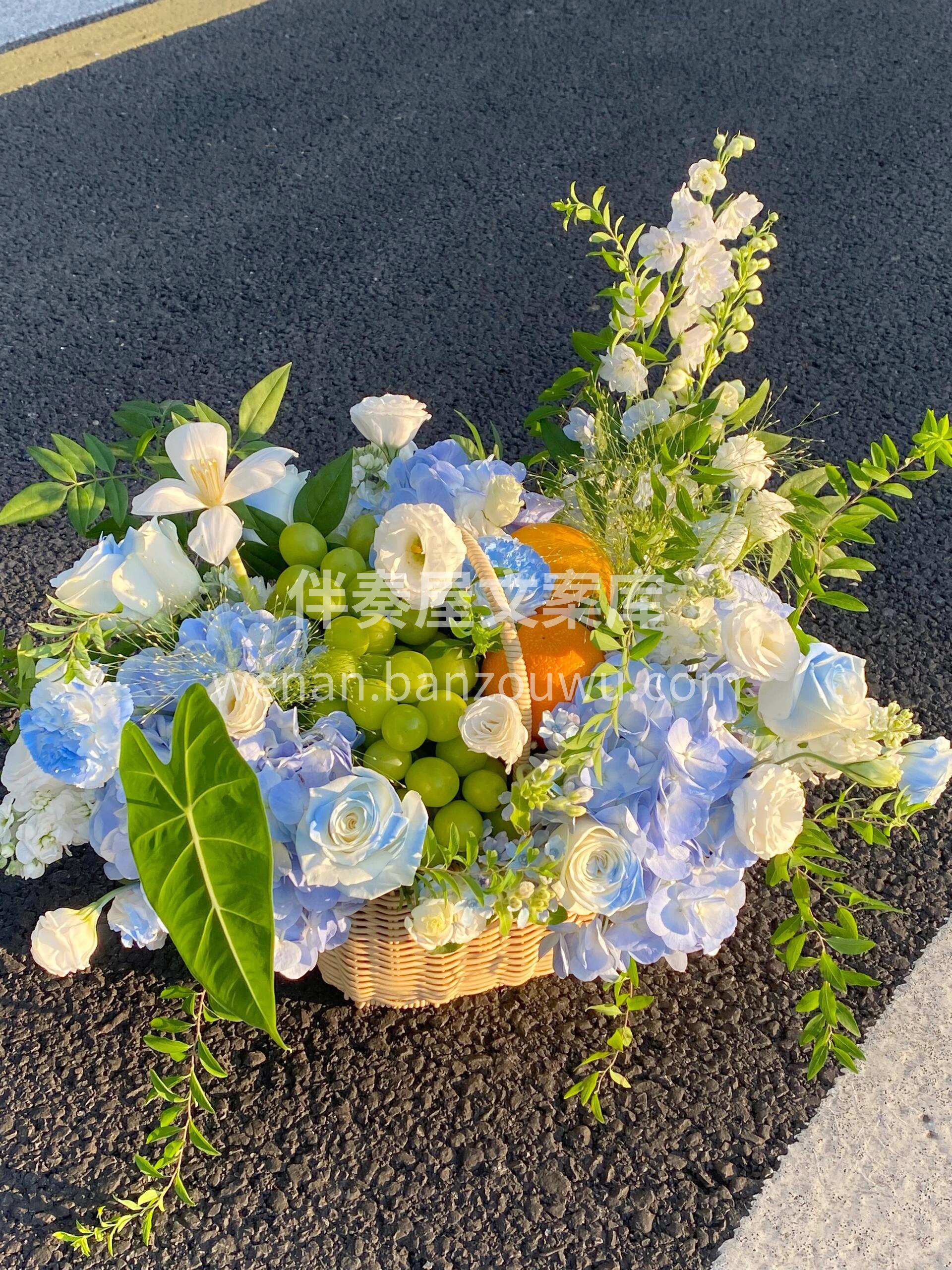 送礼的最佳方式莫过于此啦☺ 既要真心 ❤也要真实 🍊 水果花 配图1