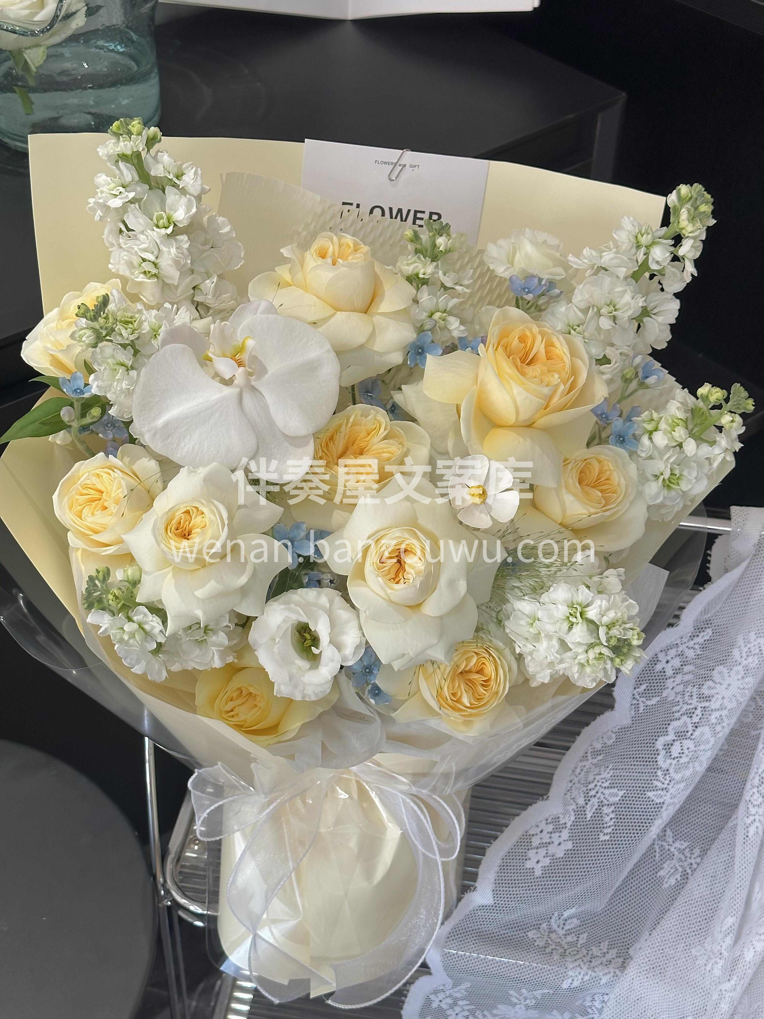 香槟玫瑰💛藏在温柔里的告白 日常的小惊喜不需要多华丽 这束香 配图2