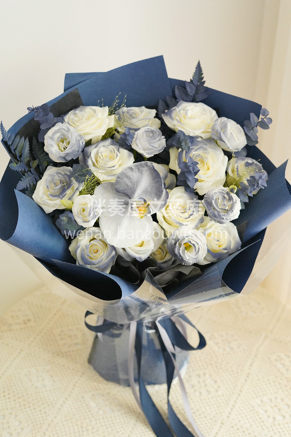 马耳他蓝玫瑰花束💐 星河万里✨💙 银河涌动 爱意满满 你永远 配图1
