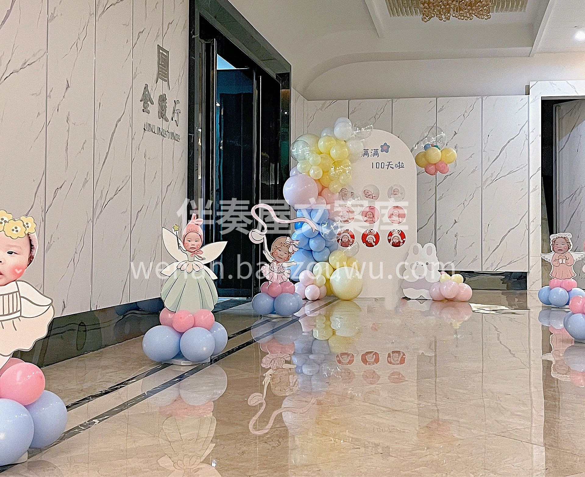 宝宝百日宴 幸福的童年🤗可以治愈一生 这场👀超有仪式感的百日 配图6