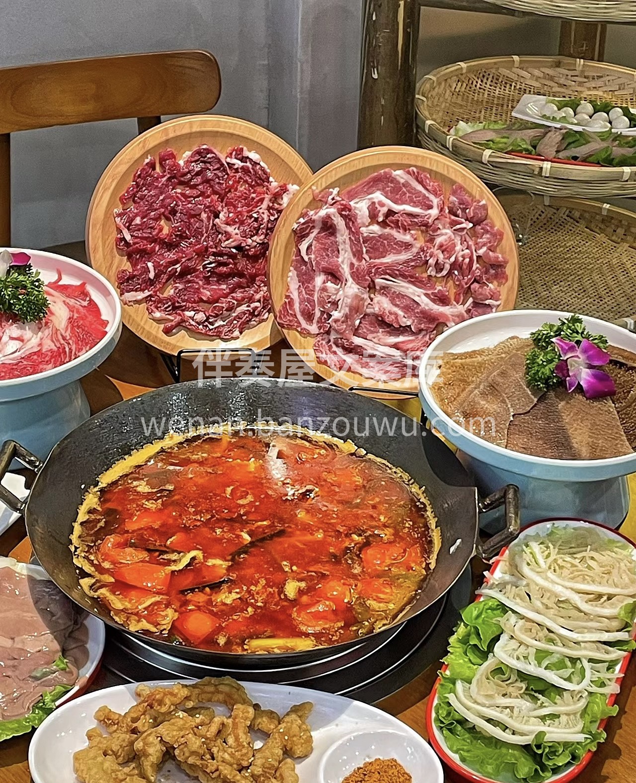 五花肉火锅！现炒黑猪肉锅底uu们一定要点 配图2