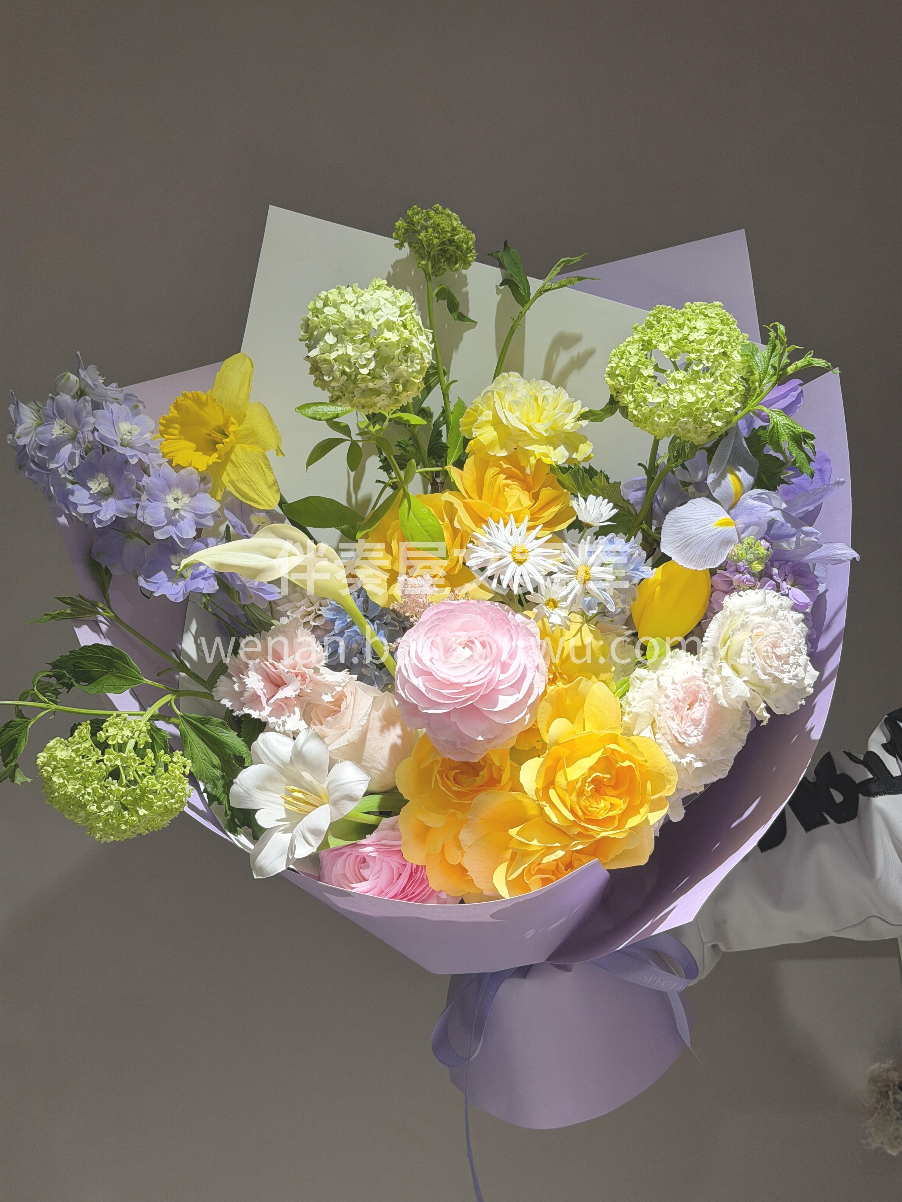 果汁阳台混搭花束💐 乐观和热爱🌸才是疲惫 生活中的解药 今天 配图2
