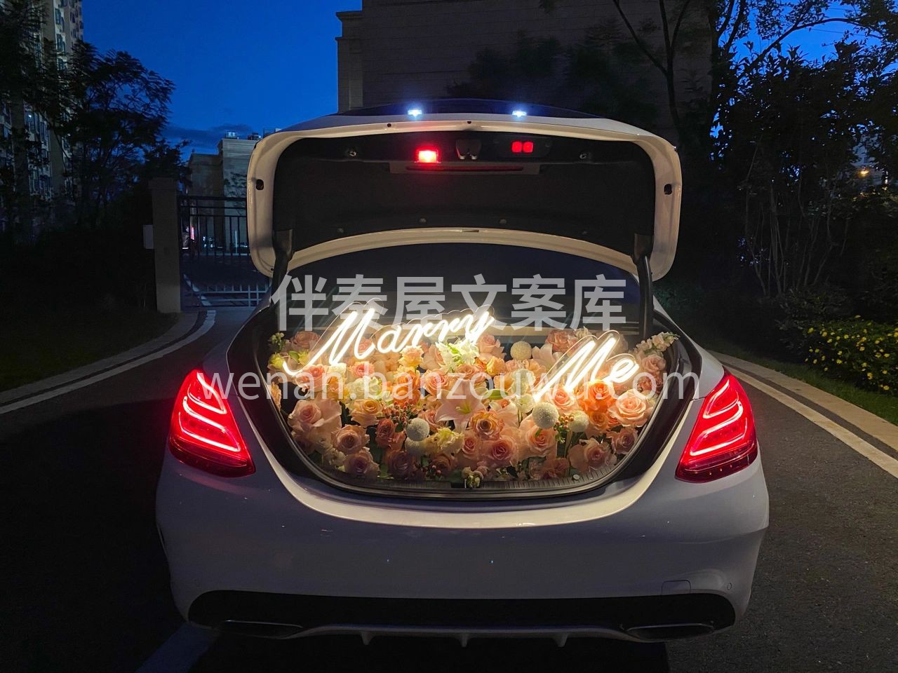 求婚后备箱惊喜 希望在每个重要的日子里都 配图2