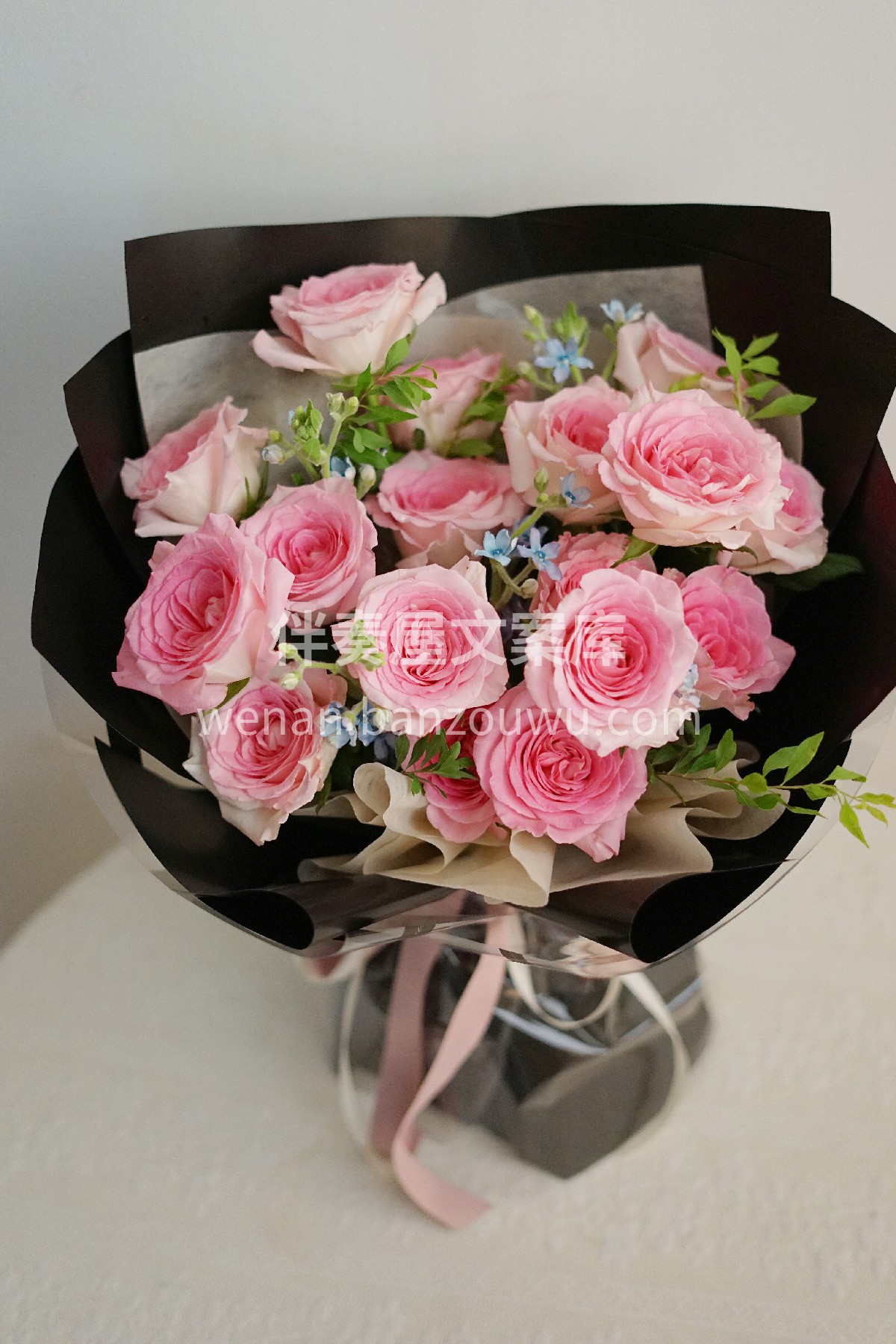 洛神玫瑰花束 顾客送给小姐妹的💐花花 首 配图2
