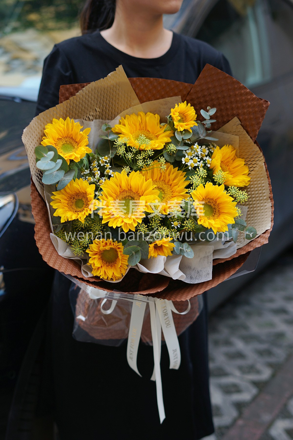 向日葵花束 做一朵🌻向日葵，面对🌞阳光努 配图1