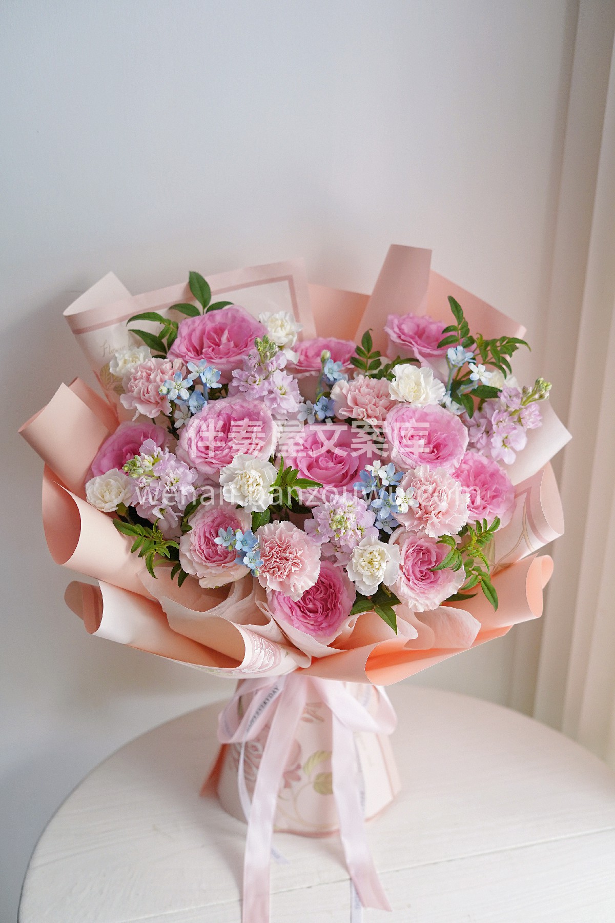 这束洛神🌸 替我藏好了心事 花瓣从奶白晕 配图2