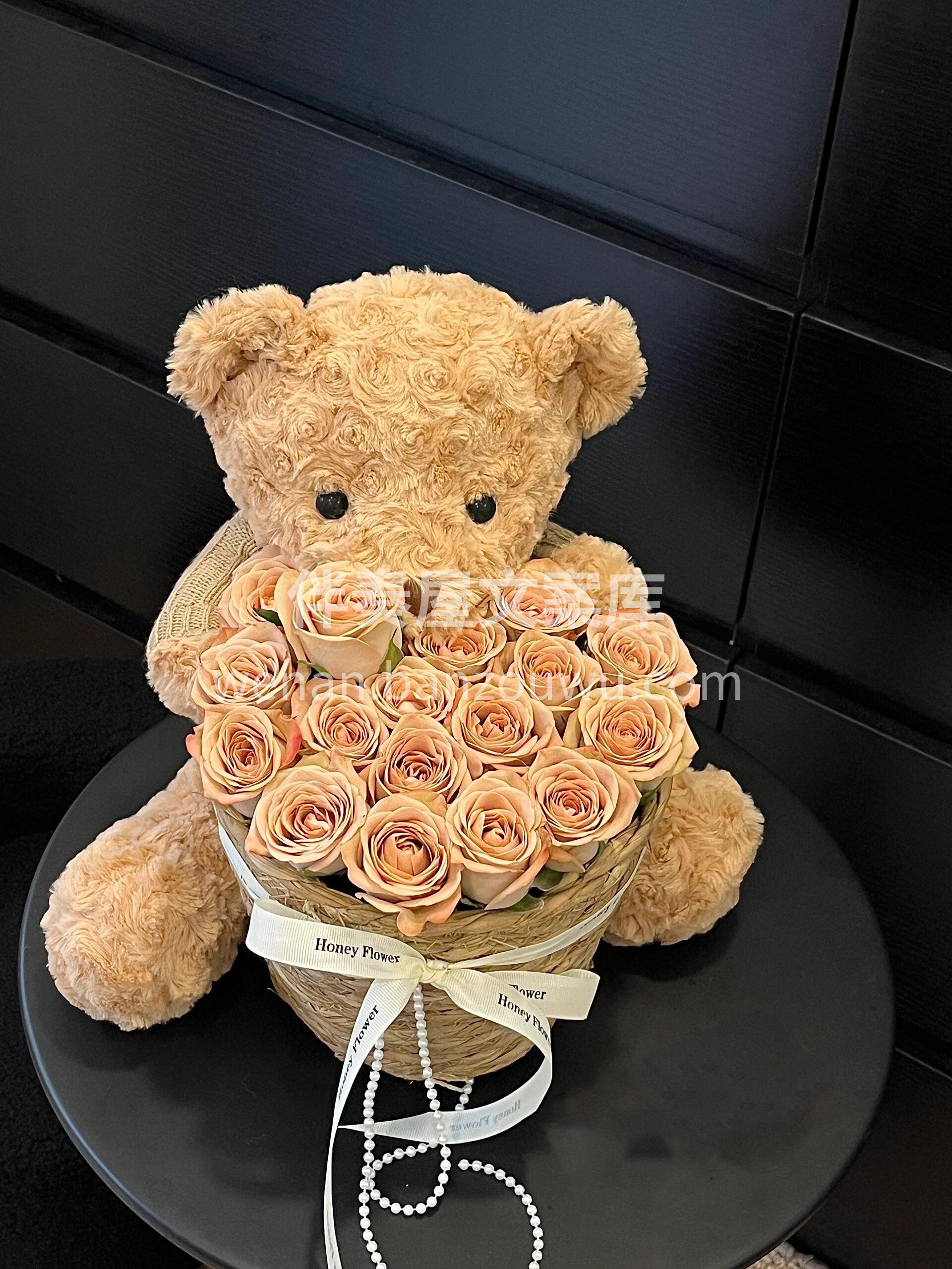 卡布奇诺小熊抱抱篮 天气渐冷❄ 🐻小熊抱 配图1