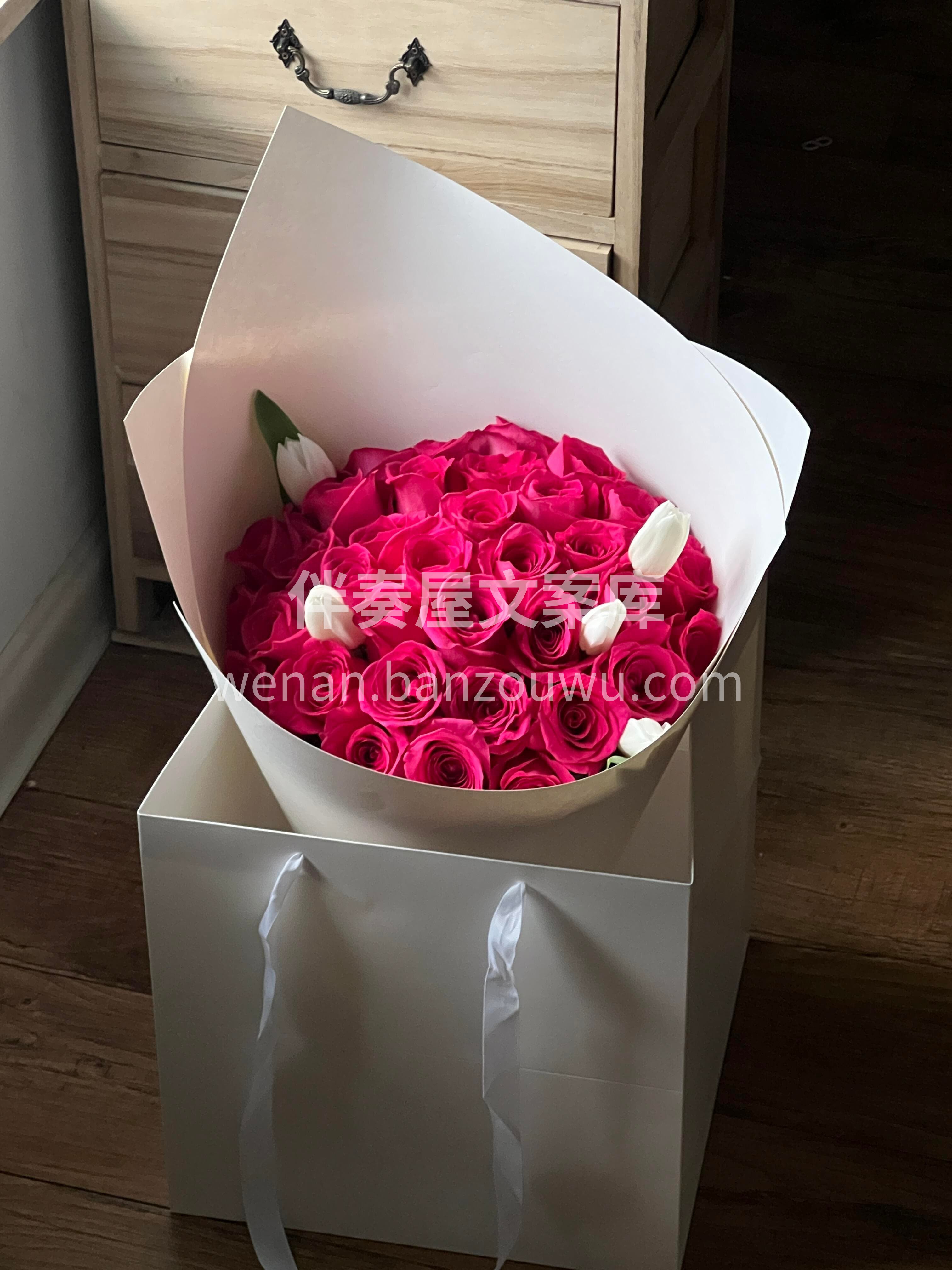 高级感弗洛伊德花束🌸 玫瑰界的爱马仕🌷兰蔻御用玫瑰🎀 配图1