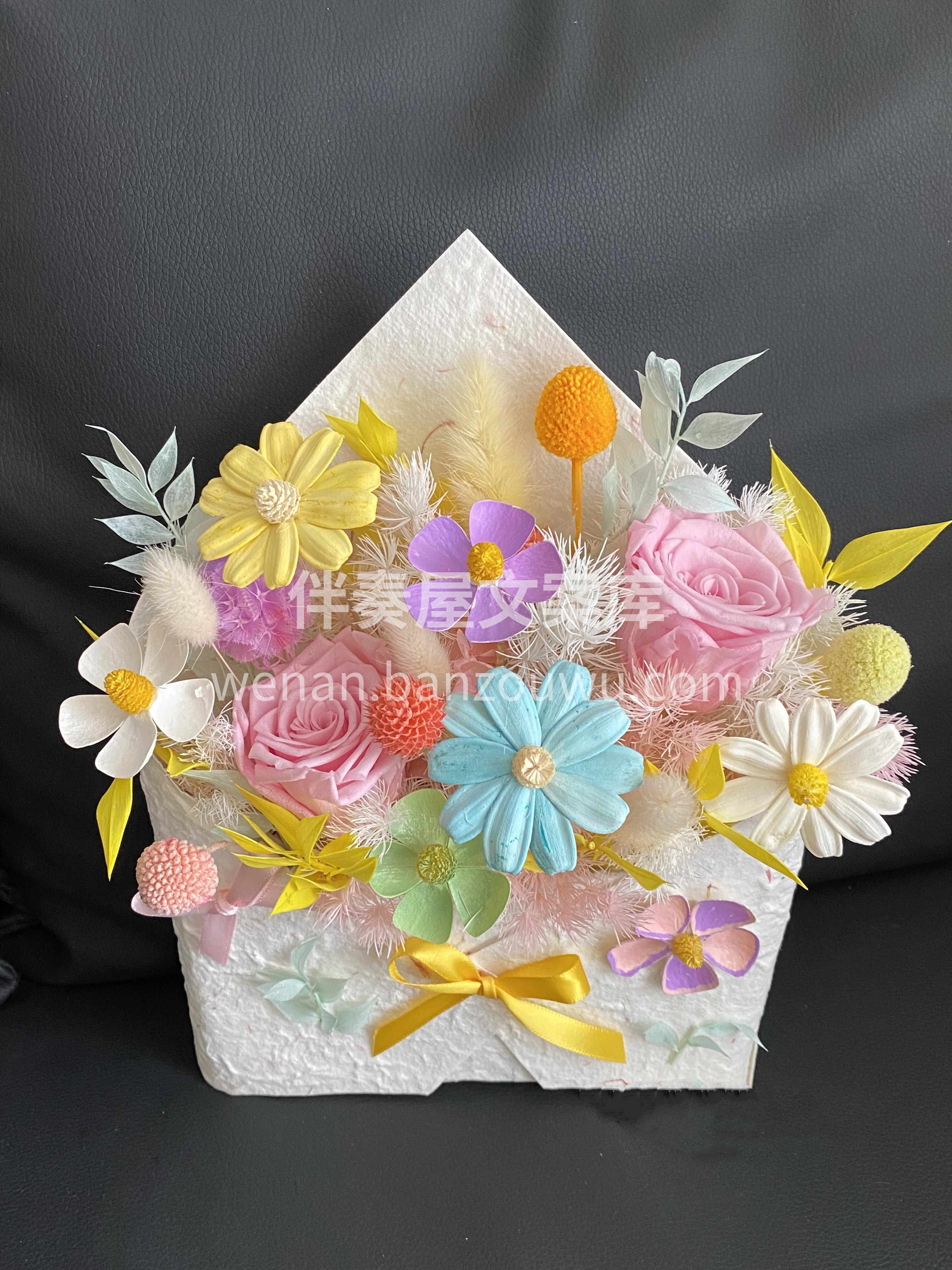 一封装满永生花的信🌸 拆开是温柔🌷合上是思念💕 让爱意在岁月 配图2