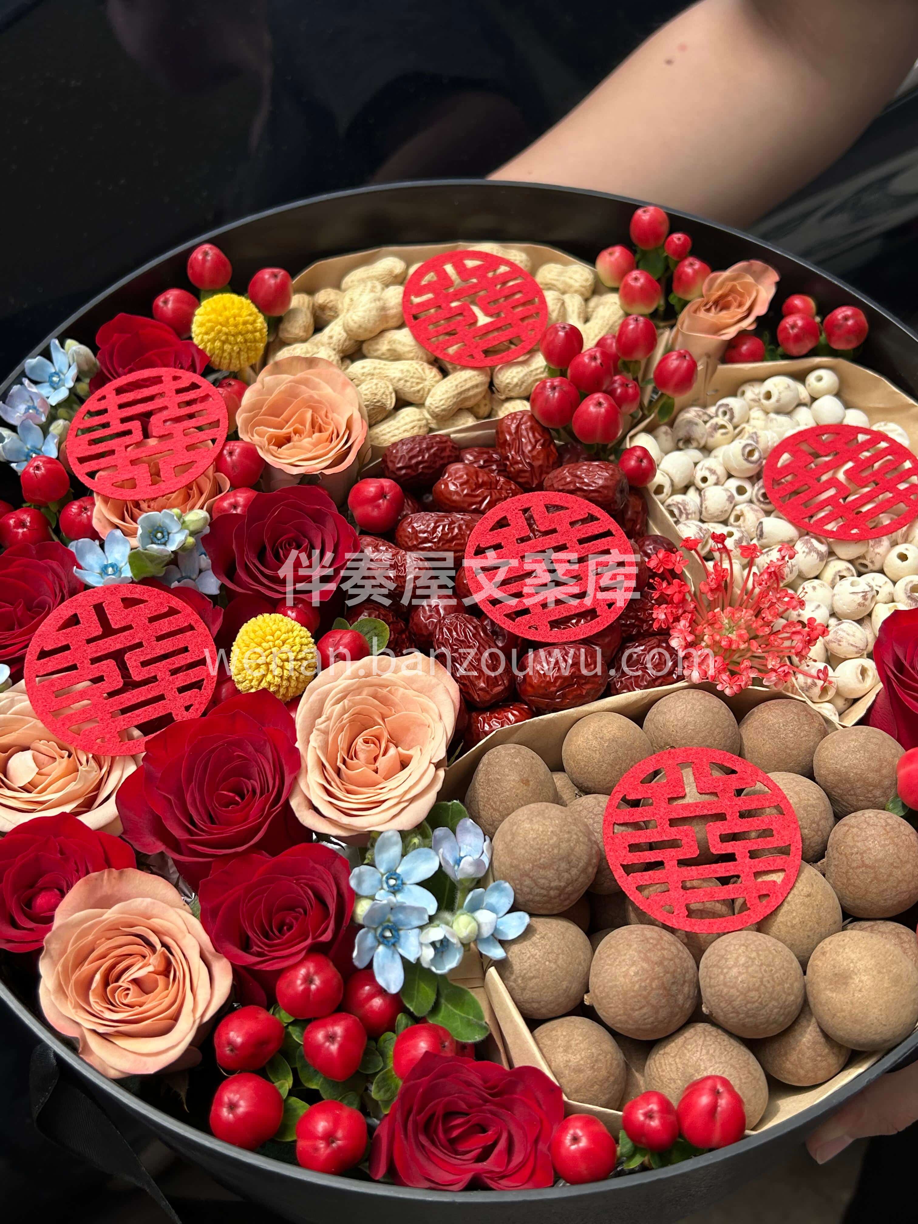送上一份早生贵子的花盒❤️ 愿好运与幸福常伴你家❤️喜事早日 配图2