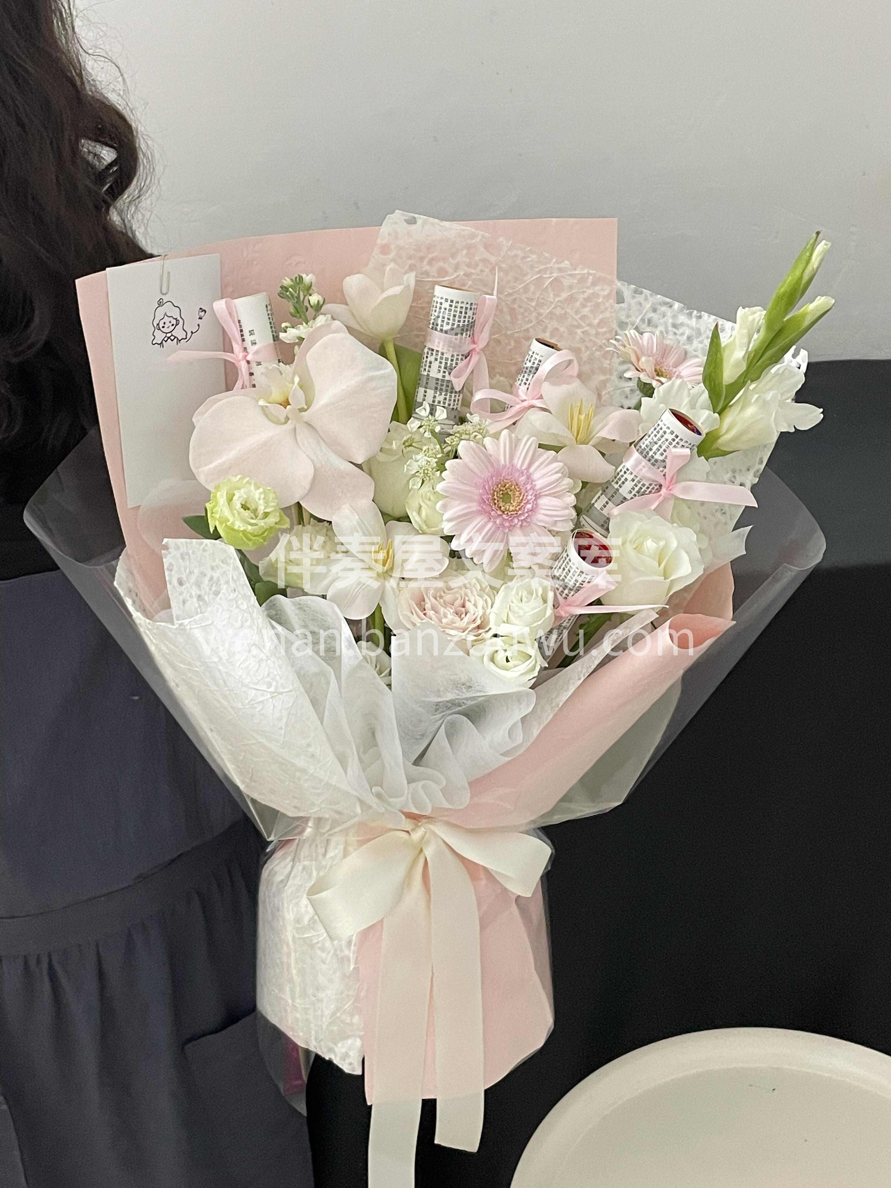 人生何所求🌸 暴富与自由 刮刮乐💸花束 送男生女生都可 谁能 配图2