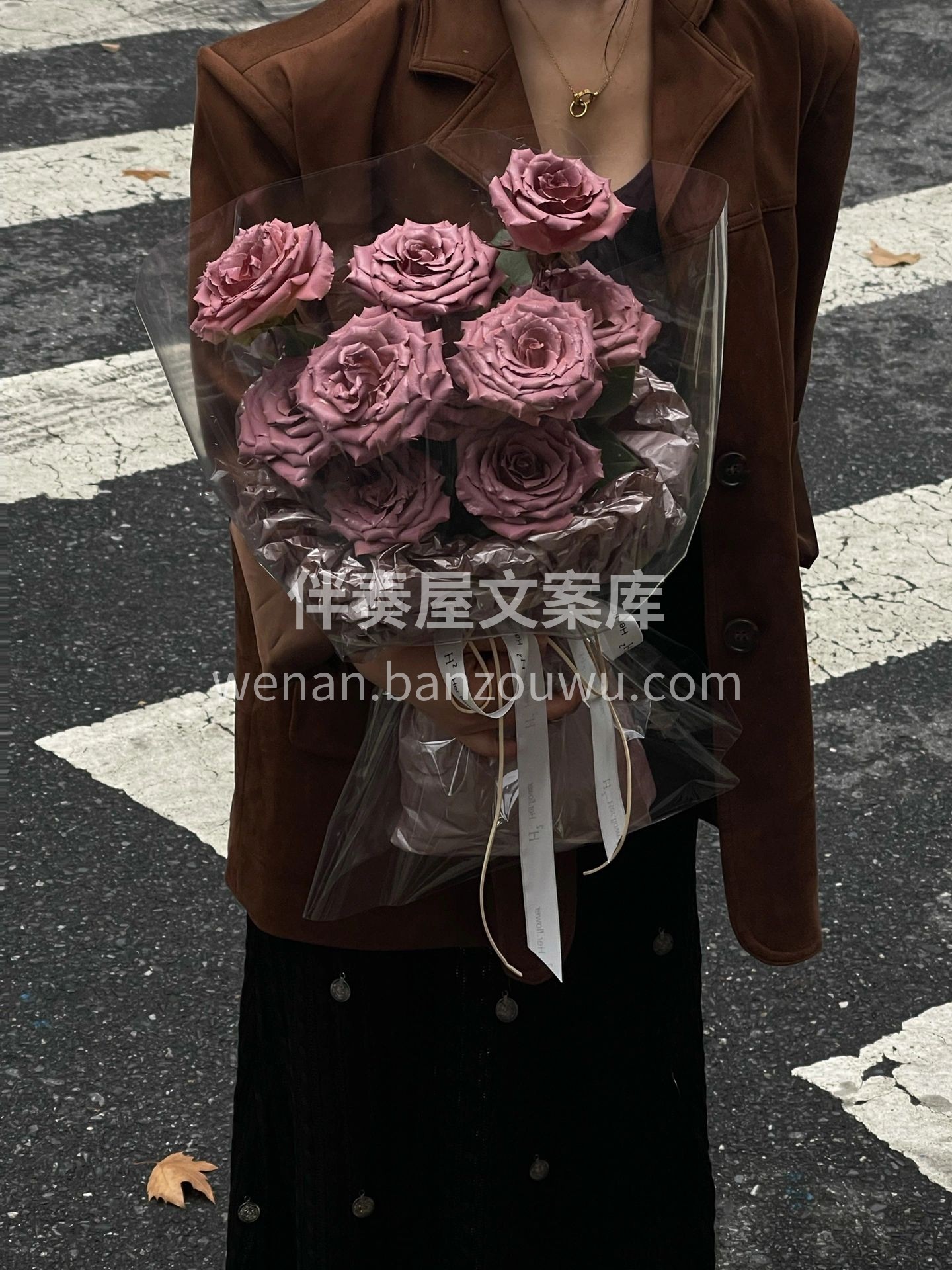 复古焦茶玫瑰🌹 温柔又充满复古感📺 愿你 配图1