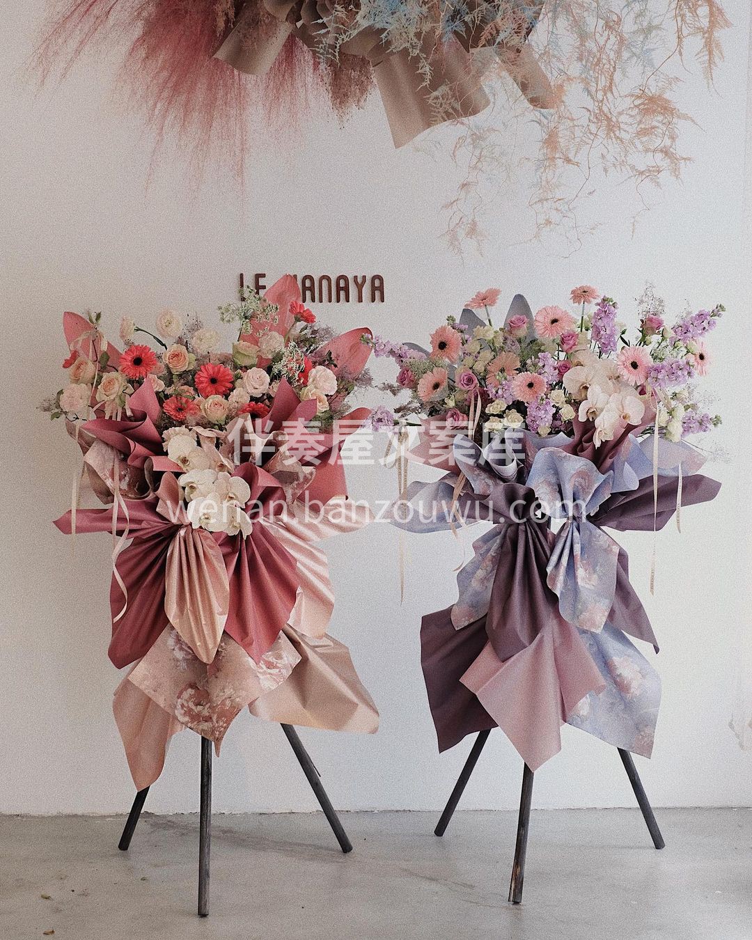闺蜜款开业花篮~ 粉粉嫩嫩的颜色，少女心 配图1