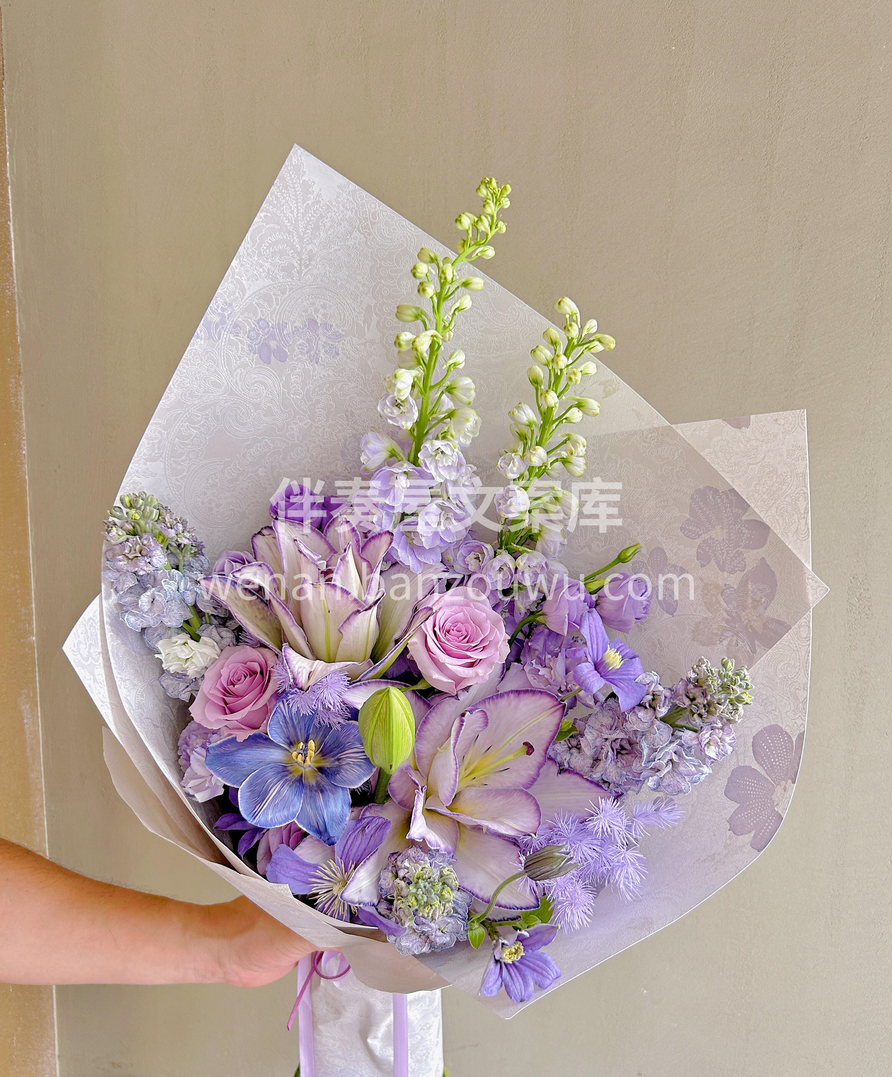 紫百合太绝了🌸 花瓣通透如雾 💜香气清冽 配图2