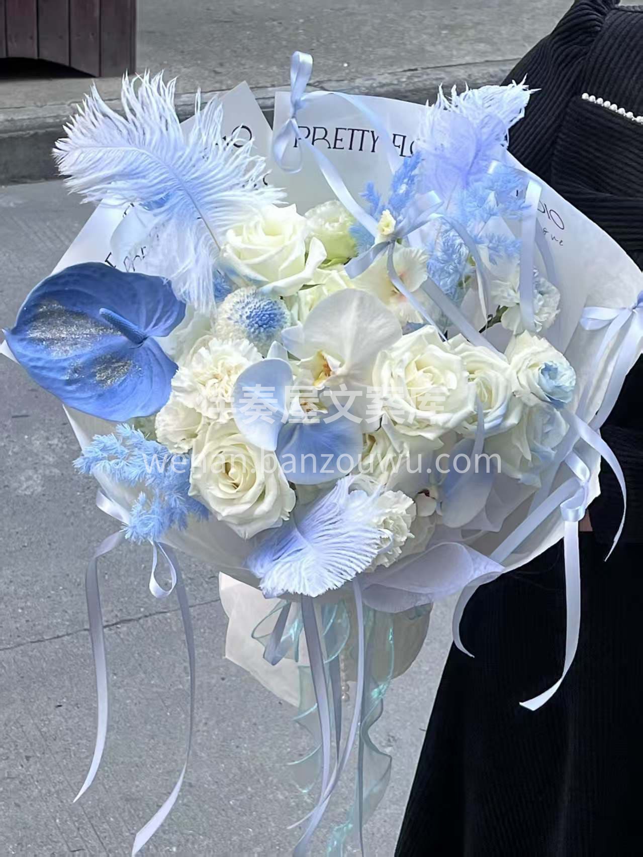 你说蓝色是你最爱的颜色💙 每一朵花都如同💙宝石般闪耀 美得让 配图3