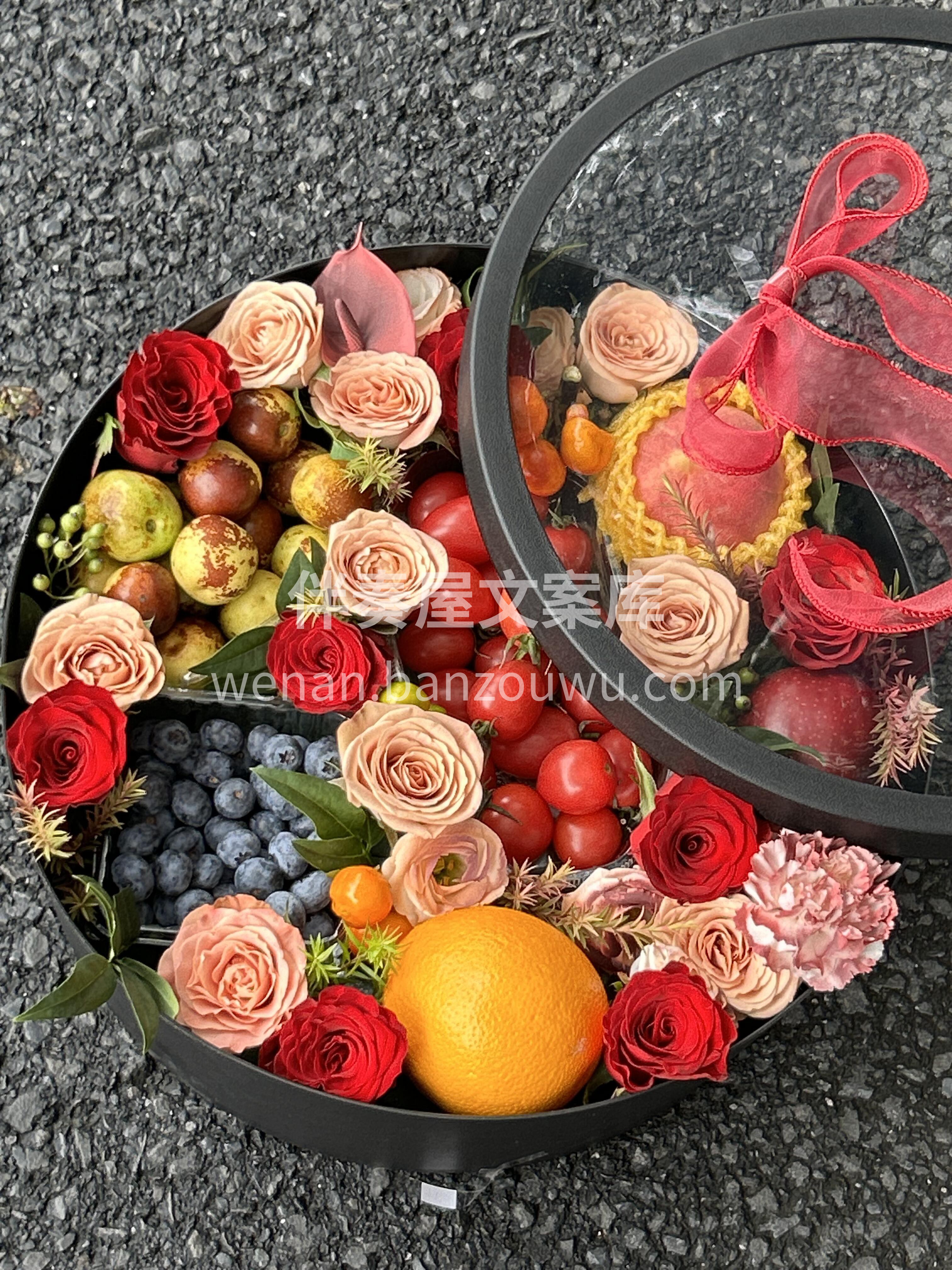 今日份水果花盒🌸 🍊🍍🍅🍒🍑 生活如花， 配图1