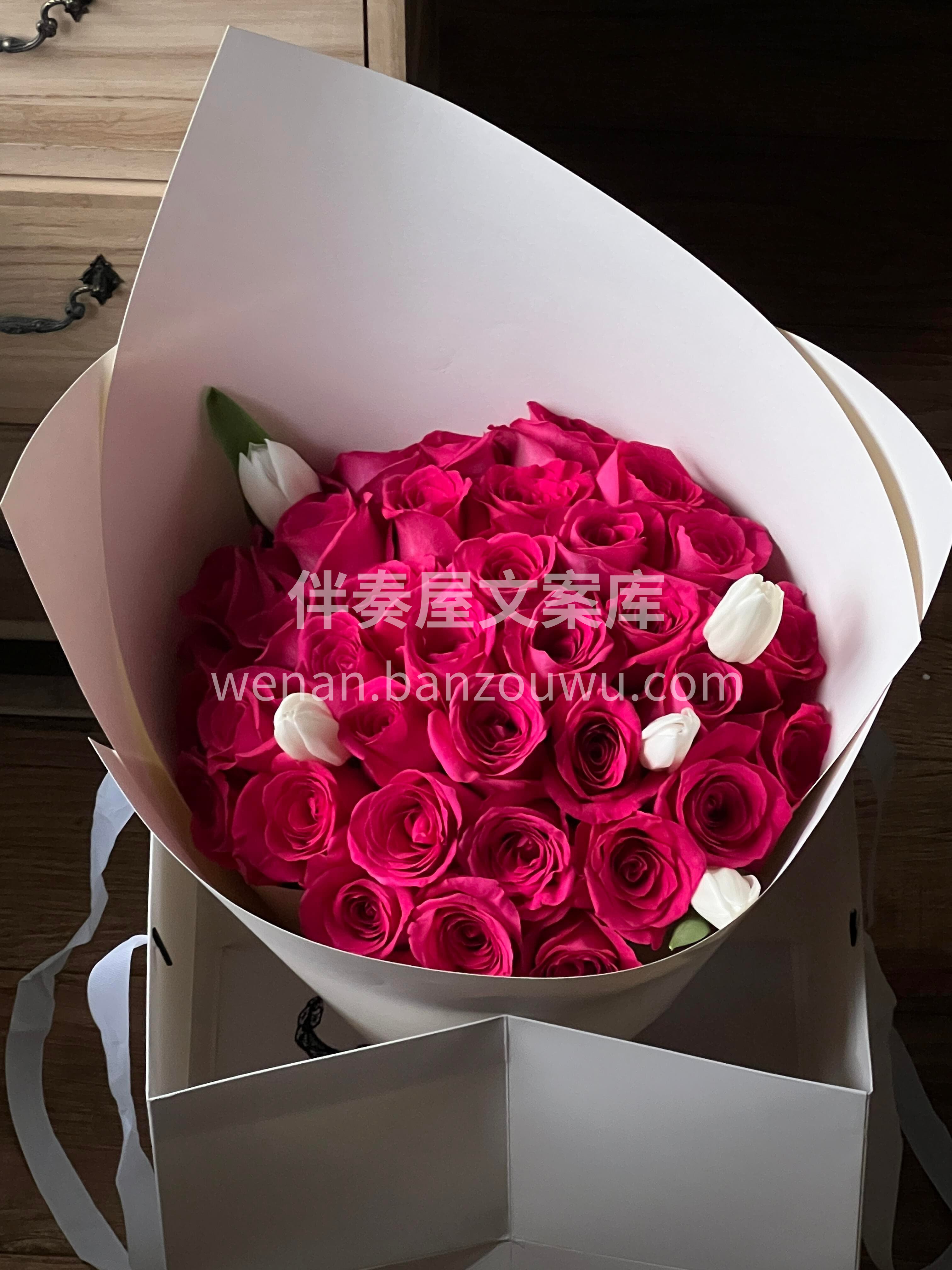 高级感弗洛伊德花束🌸 玫瑰界的爱马仕🌷兰蔻御用玫瑰🎀 配图3