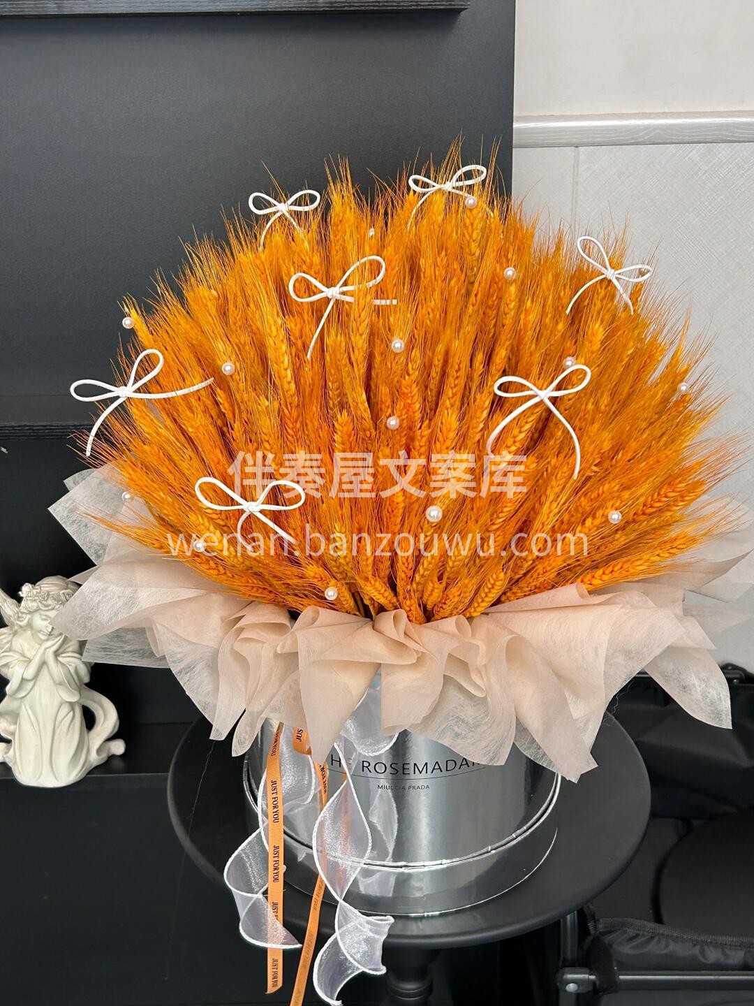 🌾黄金大麦抱抱桶 不一样的开业花篮🎉 可 配图1