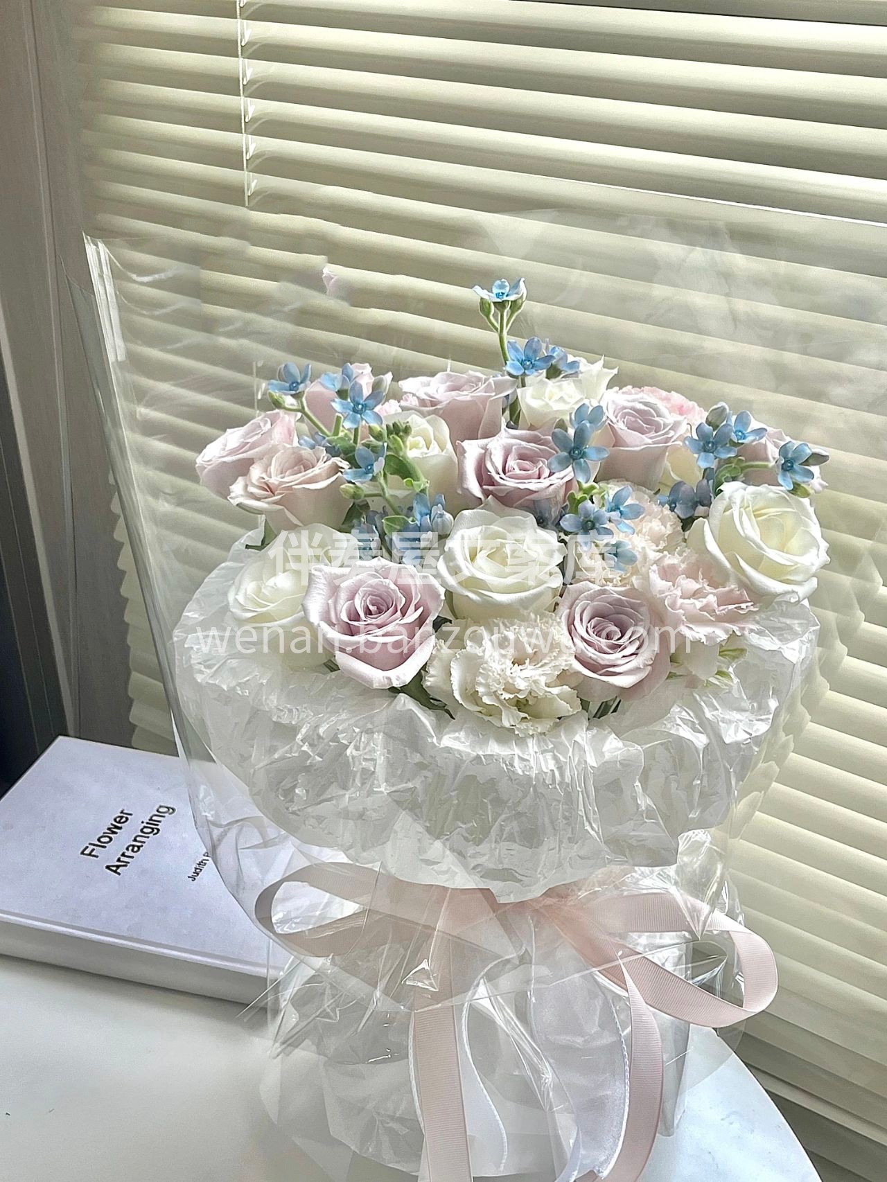 曼塔混搭花束 真的温柔到我心里啦 完全不 配图1